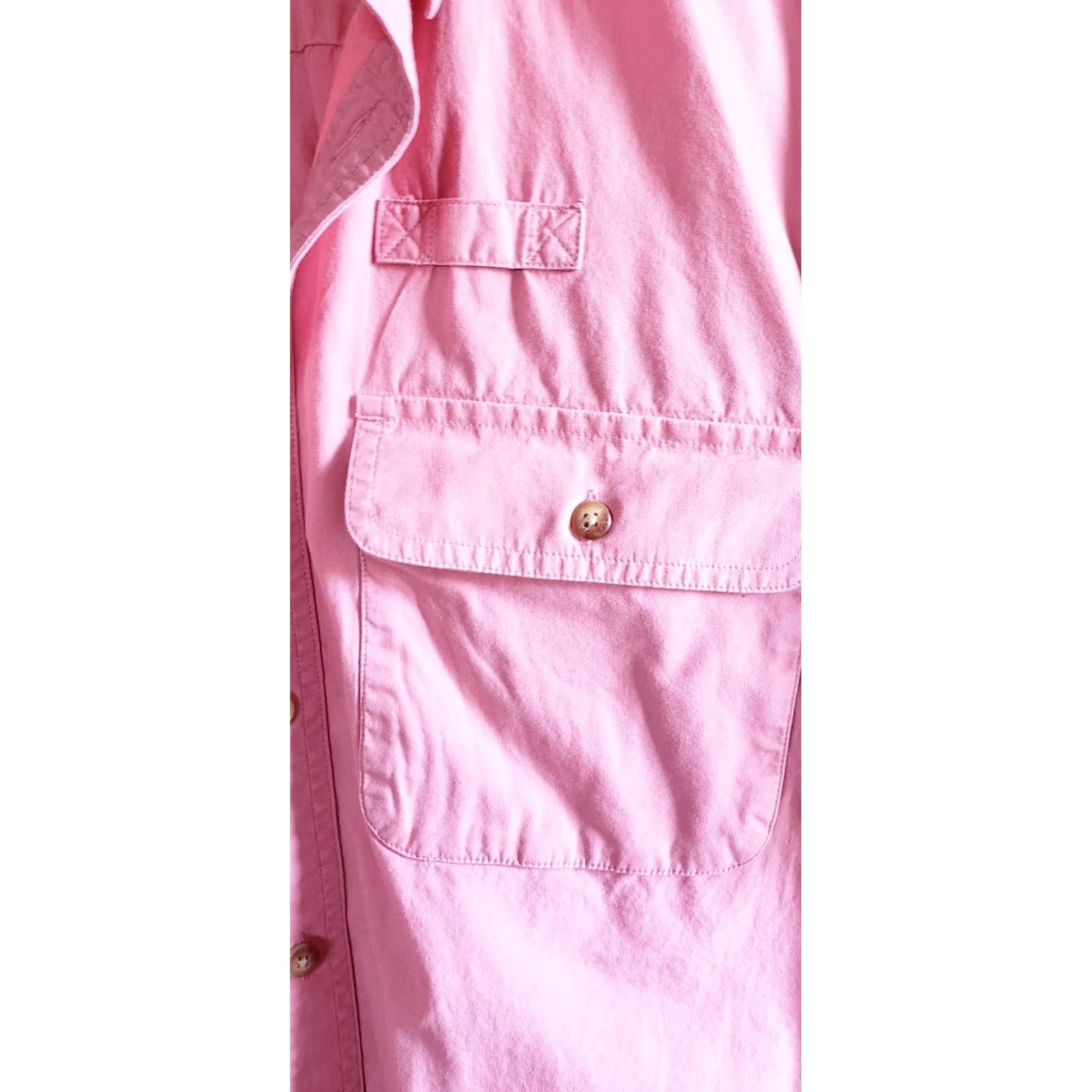 Orvis Orvis Men's Medium Pink Short Sleeve Button-Up Outdoors Fishing Shirt Pockets Size US M / EU 48-50 / 2 - 7 Thumbnail