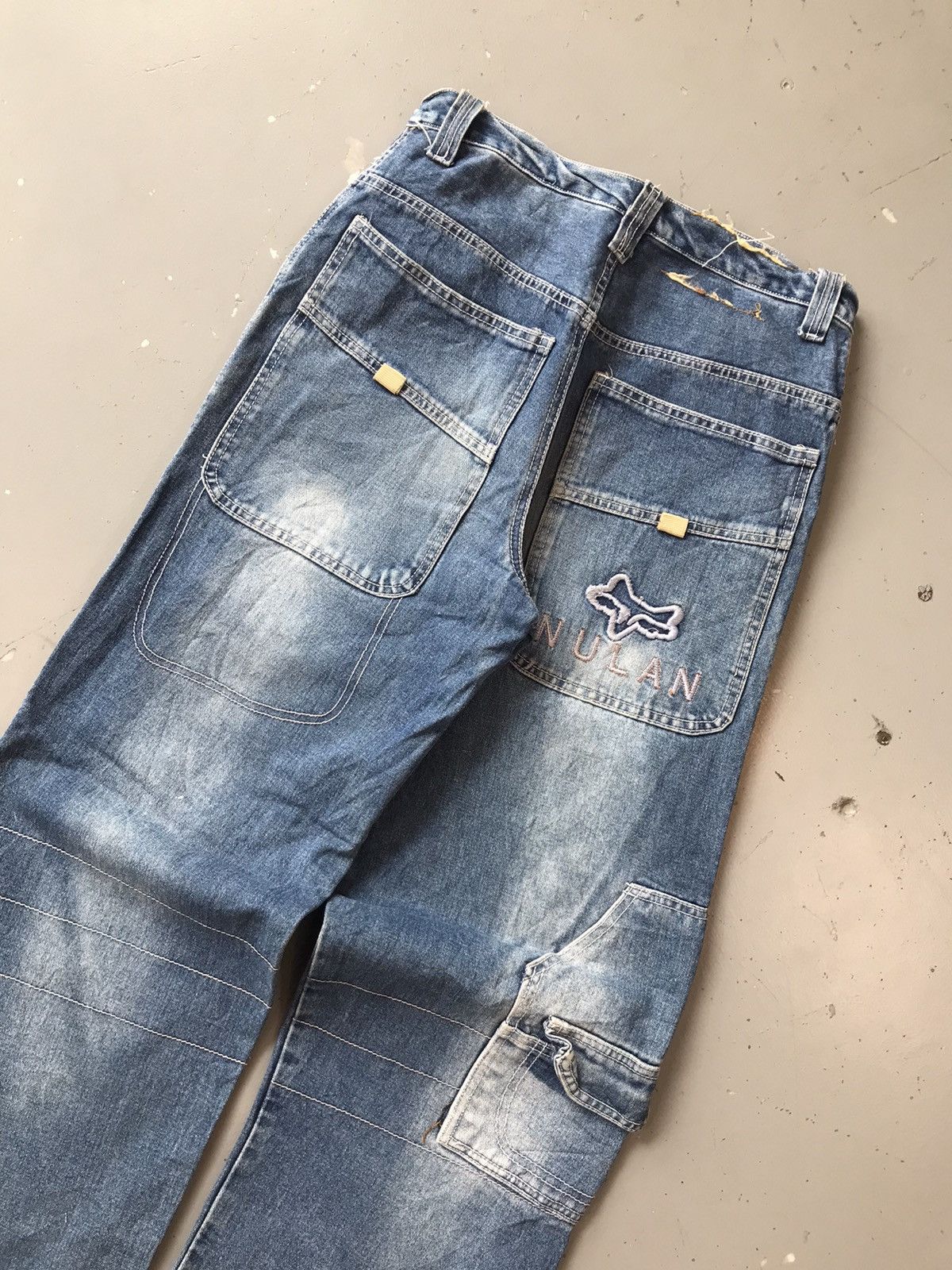 Vintage × Wrangler Vintage wrangler big pocket embroidered cargo denim Size US 30 / EU 46 - 12 Thumbnail