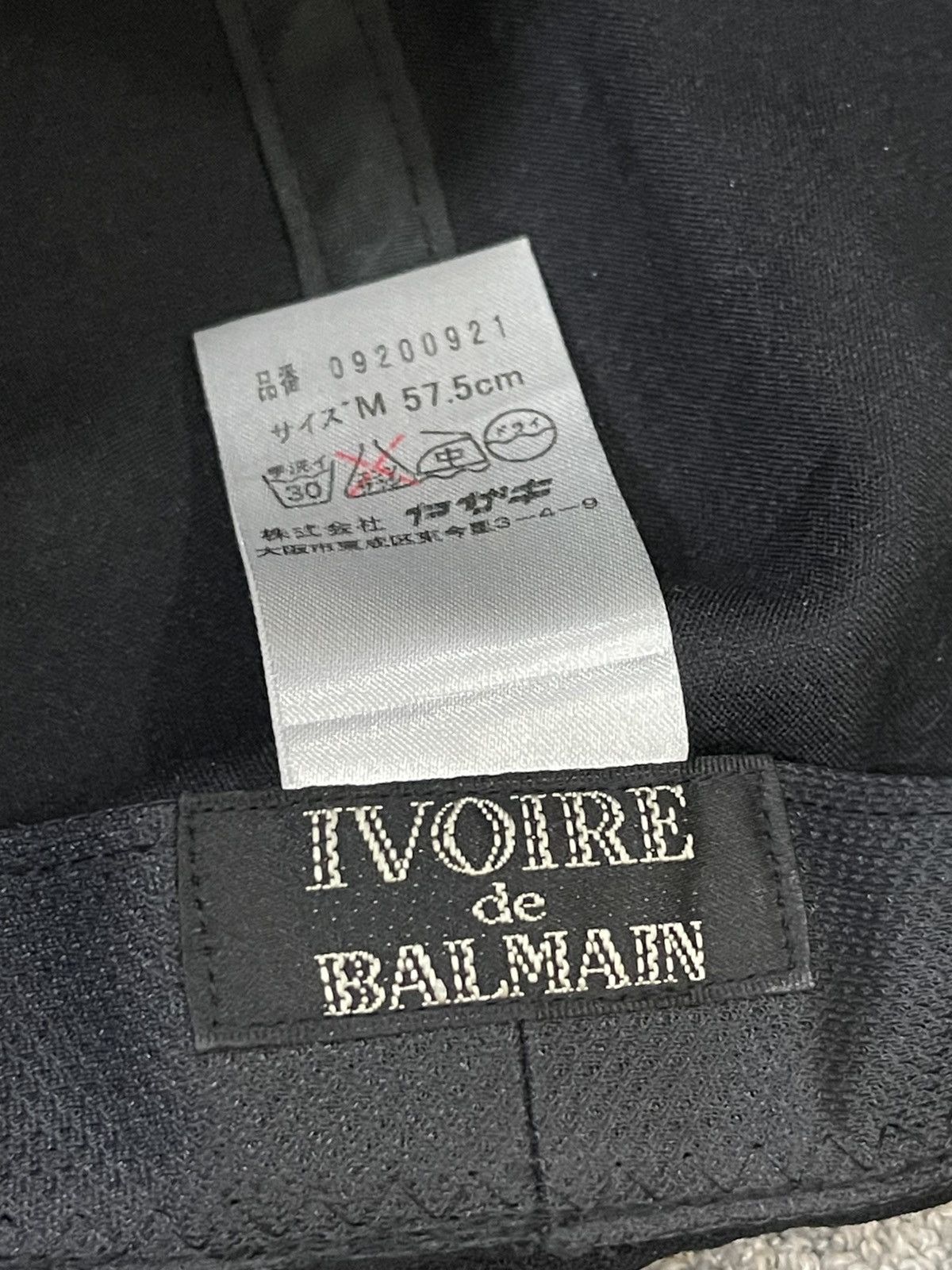 Balmain × Vintage Ivoire de Balmain Hat Size ONE SIZE - 7 Thumbnail
