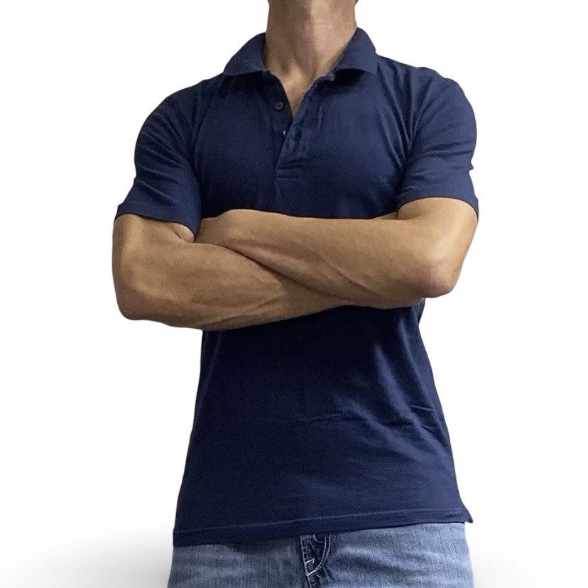 George George Blue Polo Shirt Size Medium Size US M / EU 48-50 / 2 - 1 Thumbnail