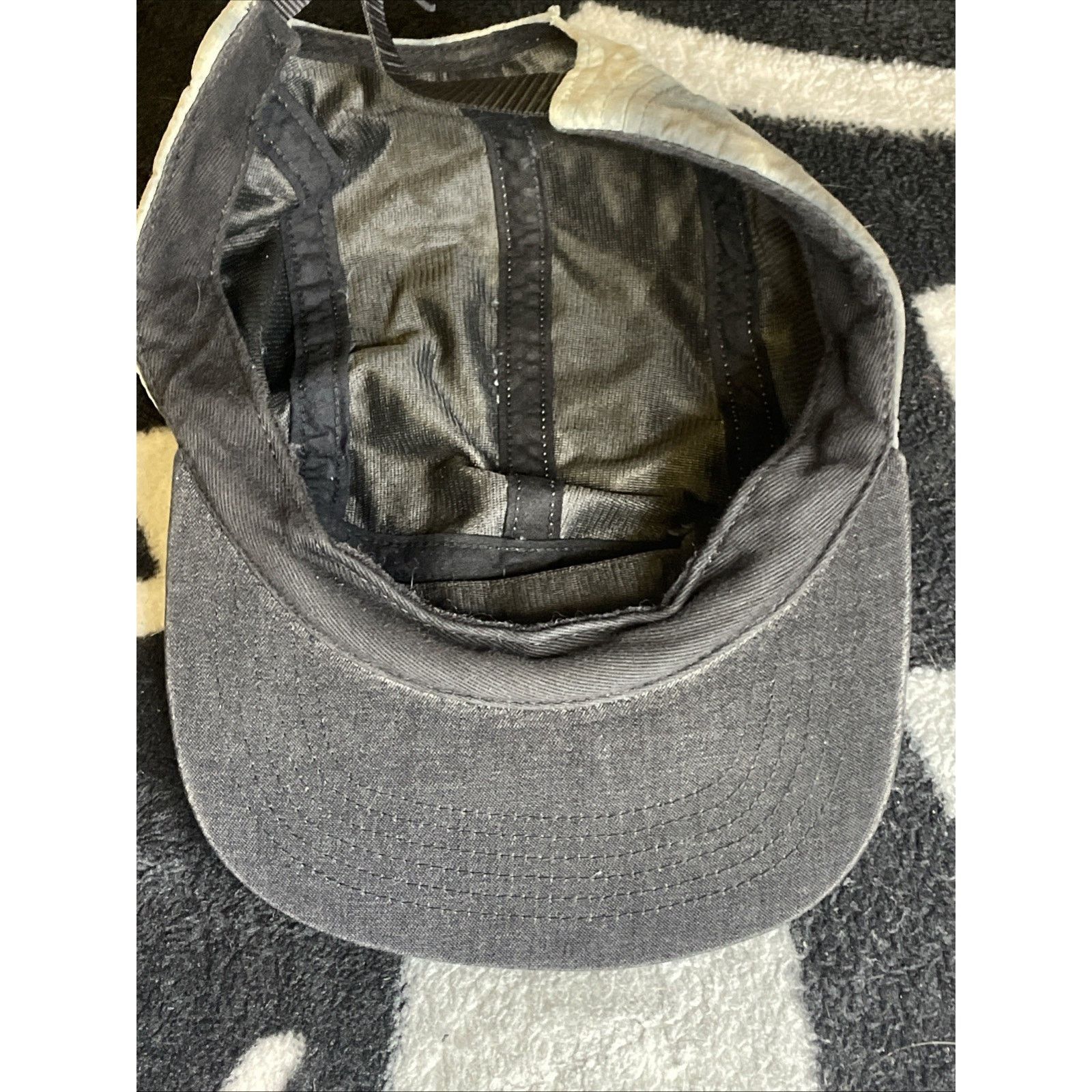 Supreme Supreme SS13 Tie-Dye black And White Camp Cap Rare Short Size ONE SIZE - 6 Thumbnail