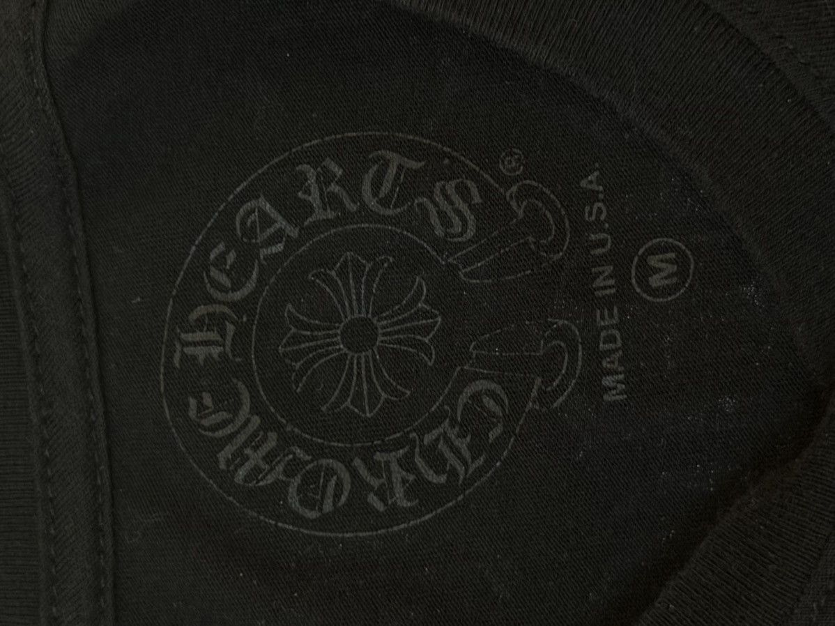 Chrome Hearts RARE! Chrome Hearts Script Logo Short Sleeve Tee Size US M / EU 48-50 / 2 - 6 Thumbnail