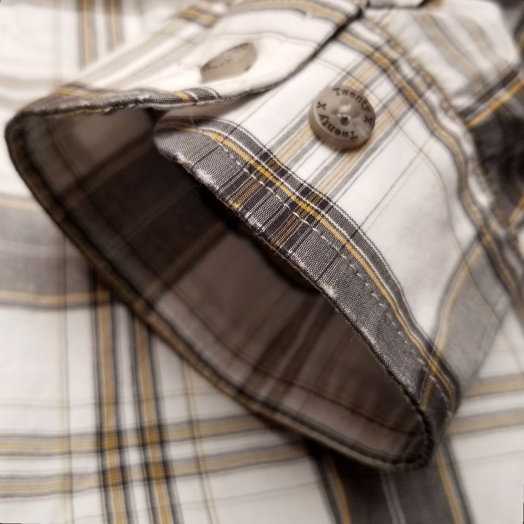 Wrangler VINTAGE Wrangler Shirt Mens XXL Black Tan Plaid Twenty X Long Sleeve Western Casual Size US XXL / EU 58 / 5 - 5 Thumbnail