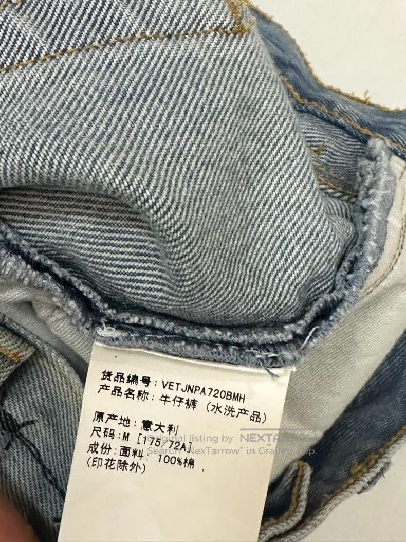 Vetements Vetements size M Sanskrit Thorn Pattern Printed Blue Denim Size US 27 - 5 Thumbnail