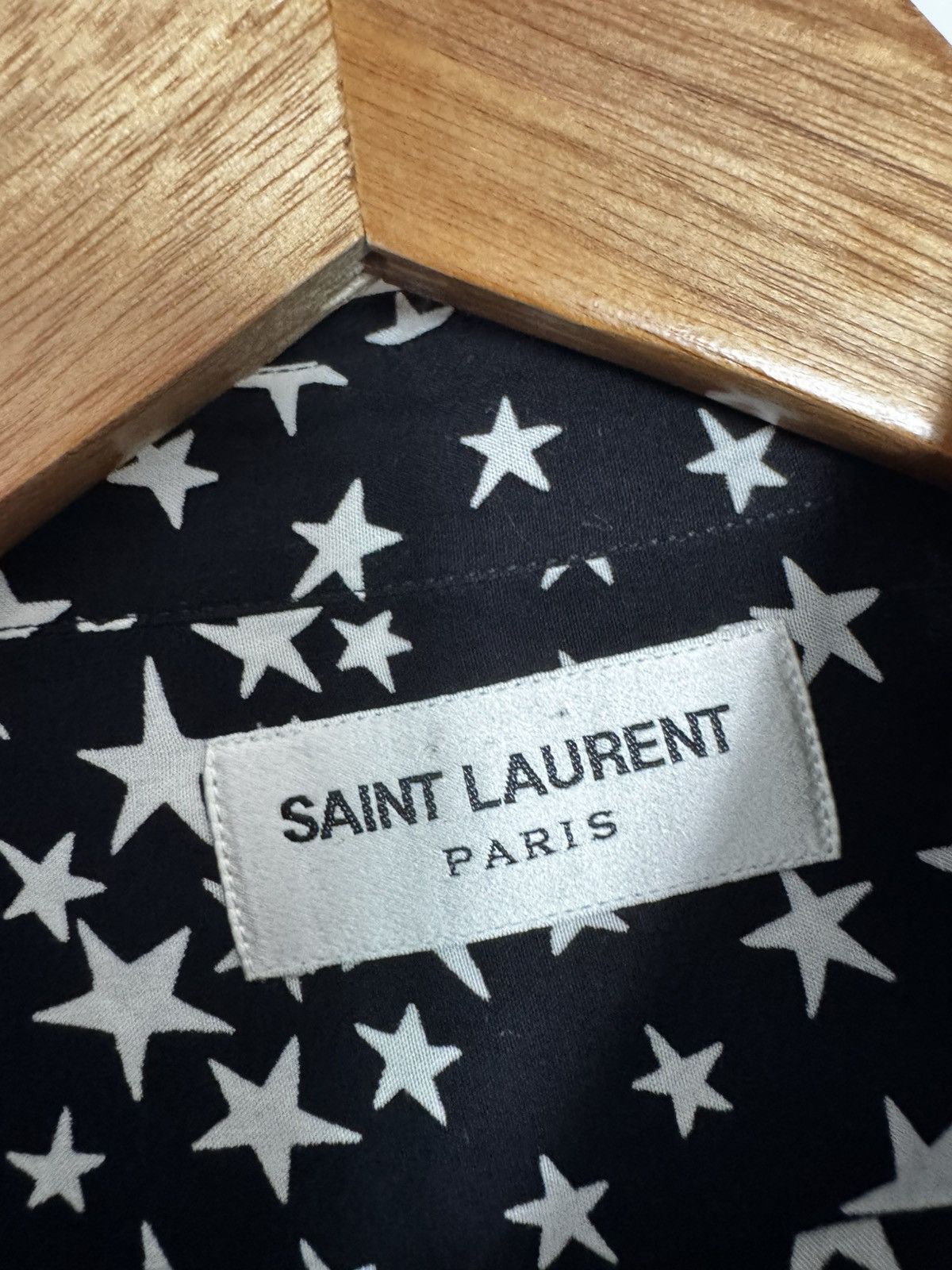 Saint Laurent Paris Hedi stars dylan viscose shirt Size US M / EU 48-50 / 2 - 2 Thumbnail