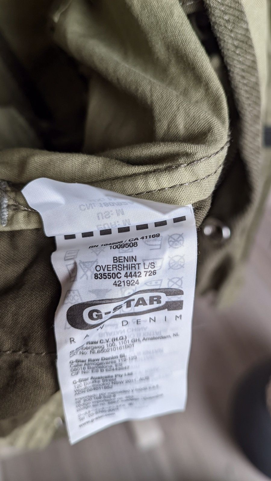 G-Star G-Star Benim Overshirt vintage faded jacket Size US M / EU 48-50 / 2 - 4 Thumbnail