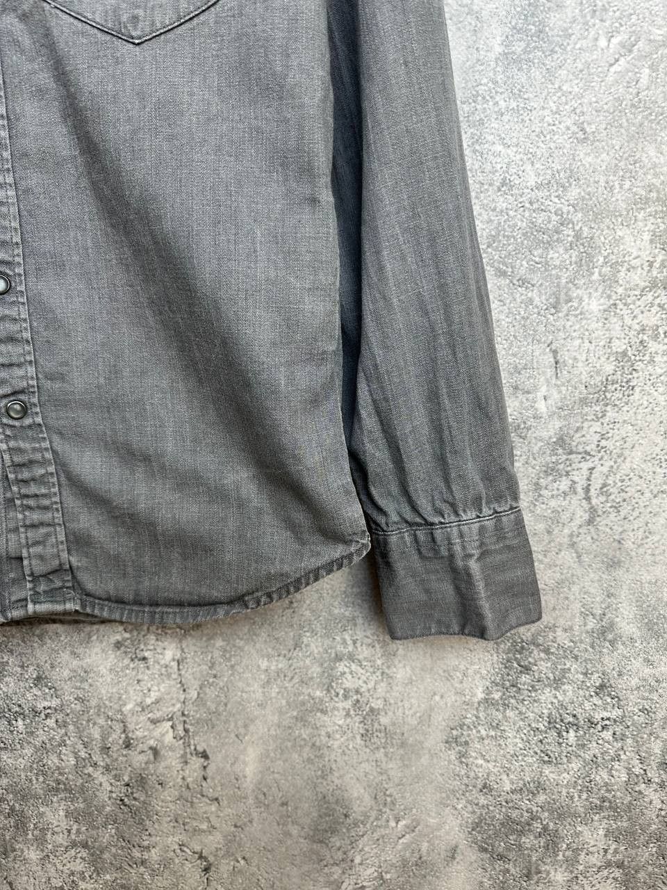 Levi's Vintage Clothing Levi’s Western Denim Pearl Snap Shirt Vintage Y2K Washed Size US S / EU 44-46 / 1 - 8 Thumbnail