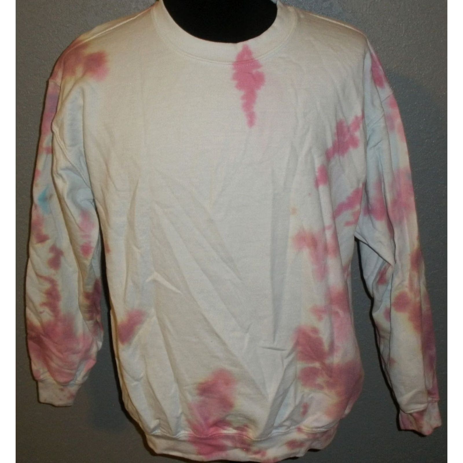 Gildan Gildan Sweatshirt Tie Dye Crew Neck Pullover Multicolor Adult L Unisex Size US L / EU 52-54 / 3 - 2 Thumbnail