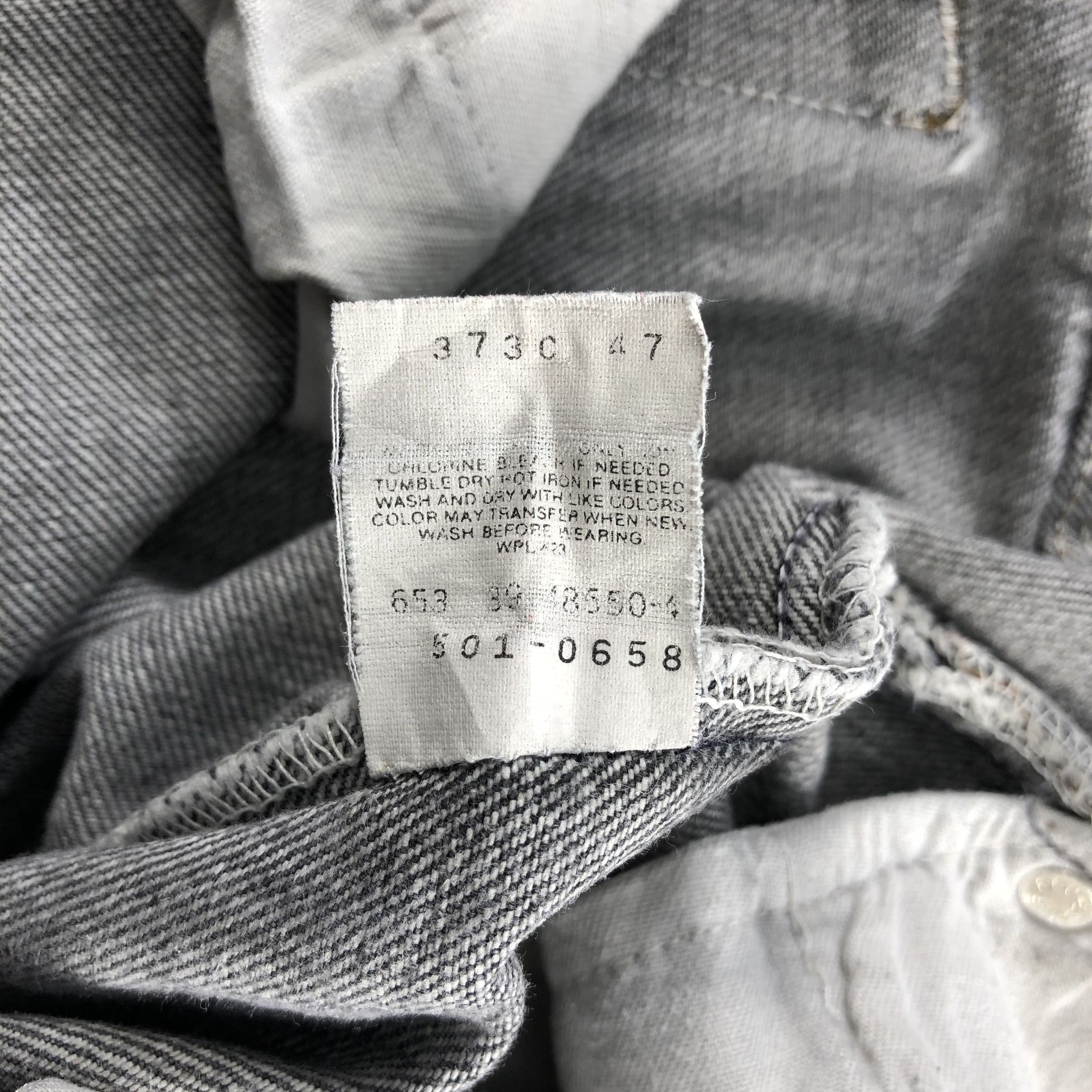 Levi's Vintage 80s Faded Black Levis 501 Jeans-JM925 Size US 35 - 10 Thumbnail