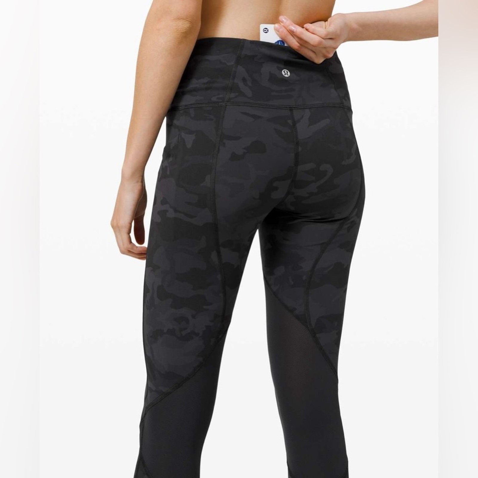 Lululemon Lululemon Pace Rival High-Rise Crop 22, Incognito Camo Multi Size 27" / US 4 / IT 40 - 4 Thumbnail