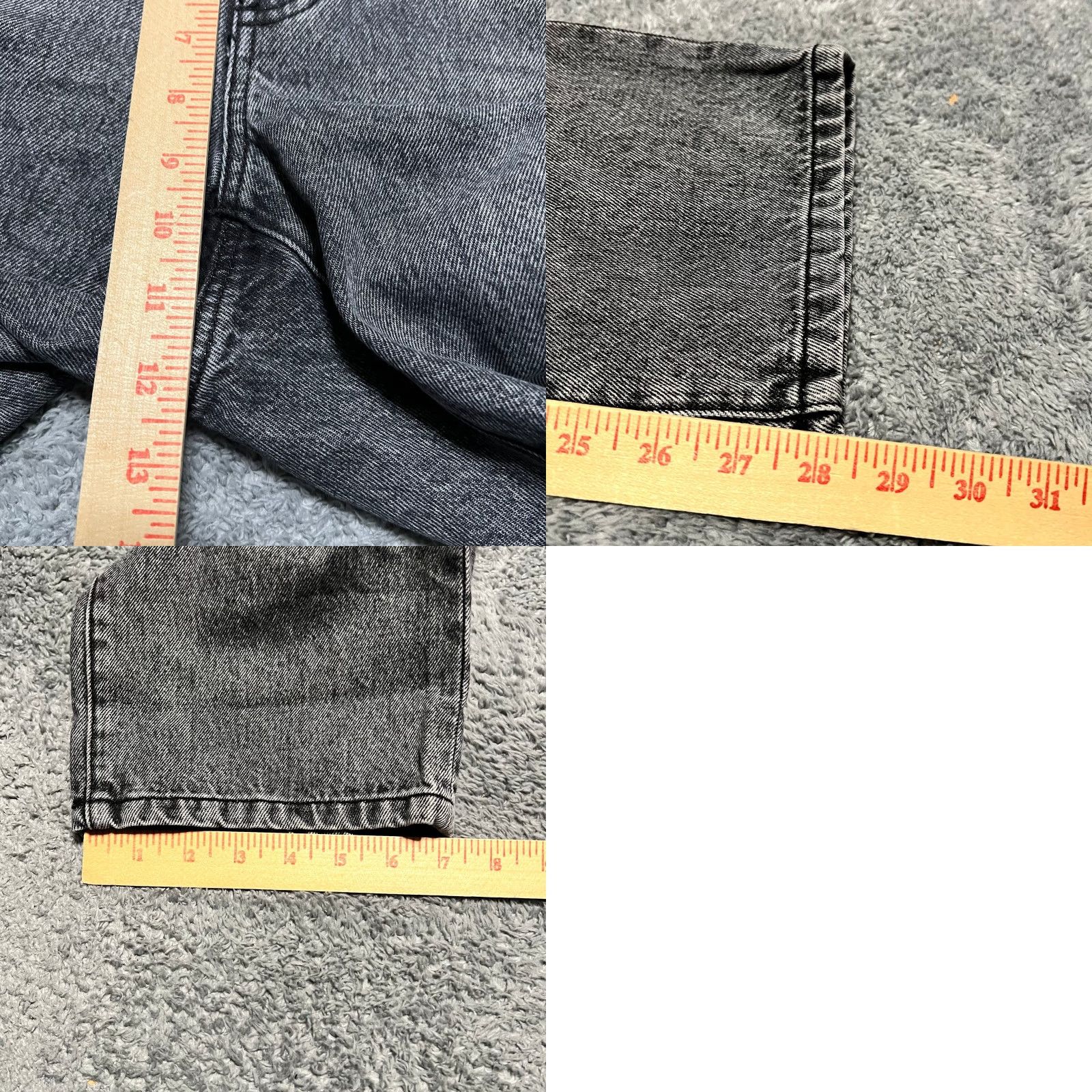 Vintage CAbi Jeans Womens 6 Boyfriend 33x28 Faded Black Gray Smoke Wash Mid Rise Womens Size 28" / US 6 / IT 42 - 8 Thumbnail
