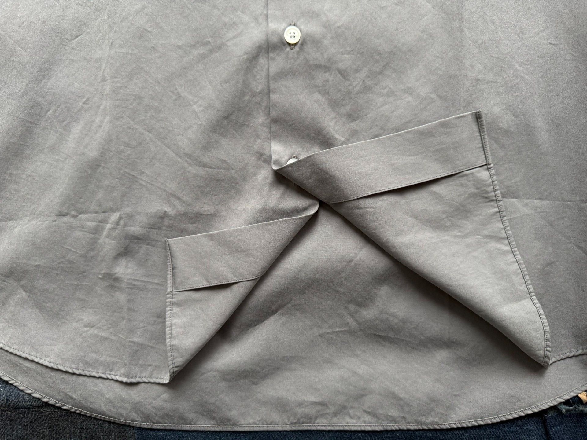 A.PRESSE A.PRESSE 25SS Band Collar Long Sleeve Shirt Size US M / EU 48-50 / 2 - 7 Thumbnail