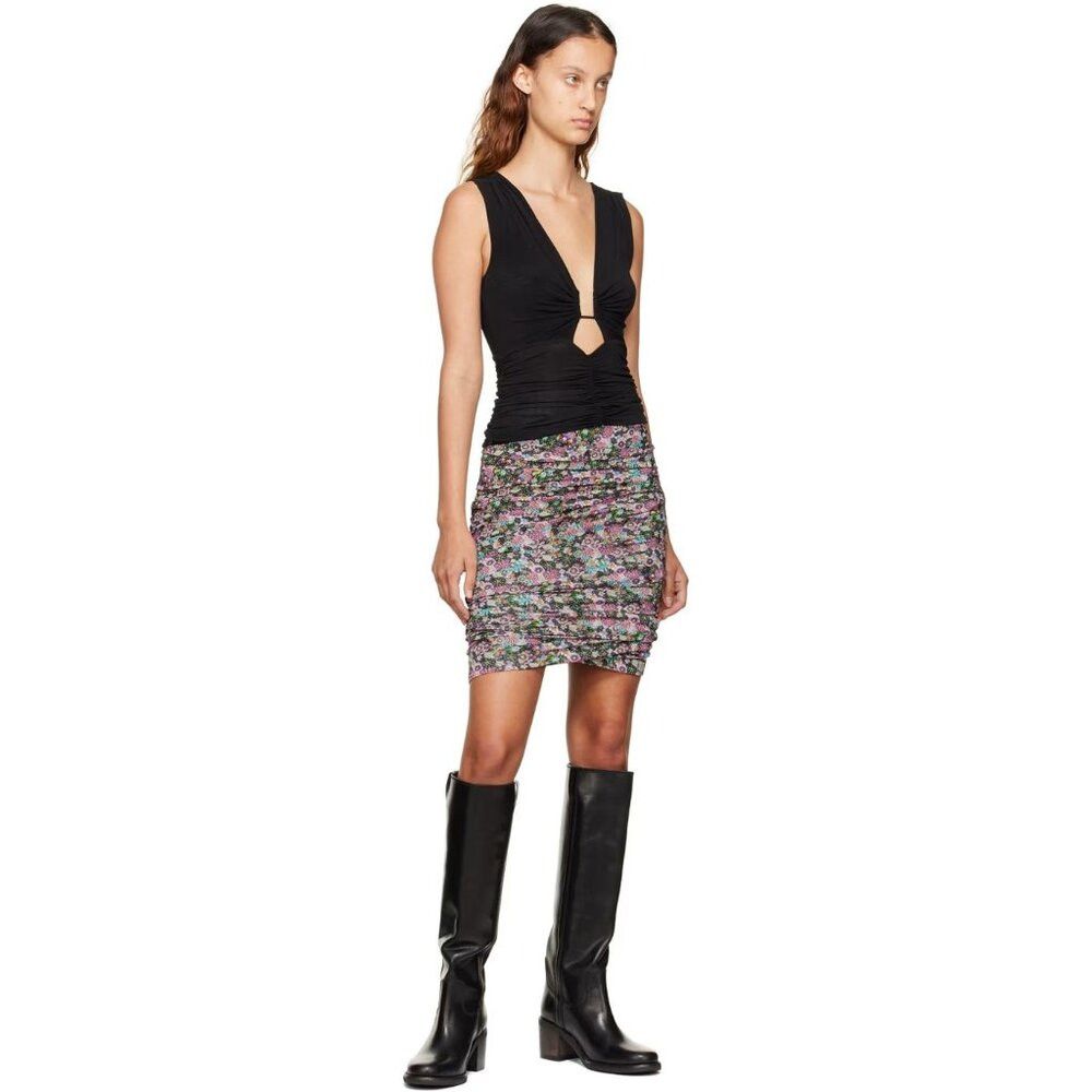 Isabel Marant Isabel Marant Juno Fluid Mini Skirt Size 34 XS Multicolored Size 26" / US 2 / IT 38 - 3 Thumbnail