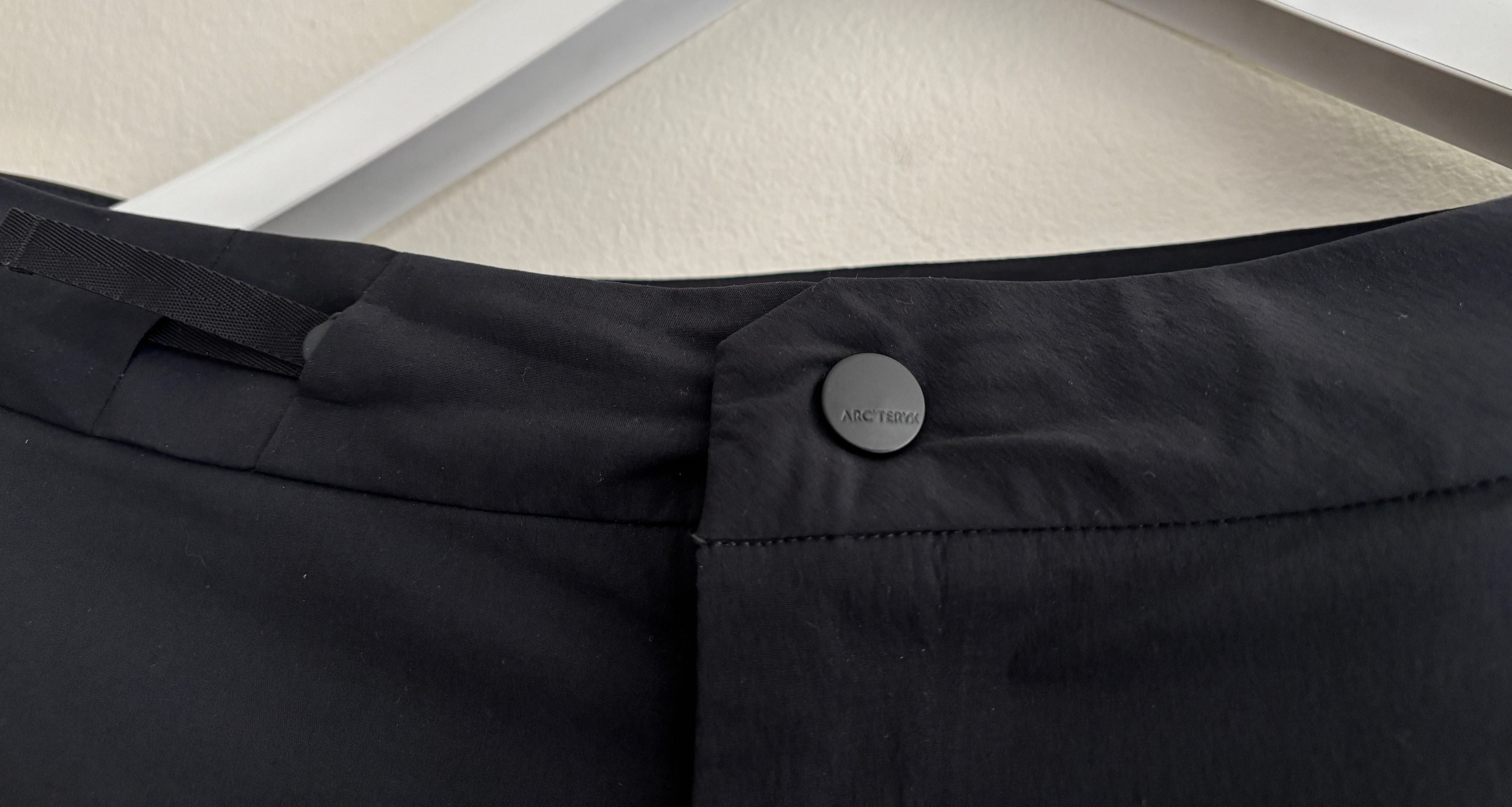 Black Nylon Acrople Joggers/ Hiking/ Running Pants- 32