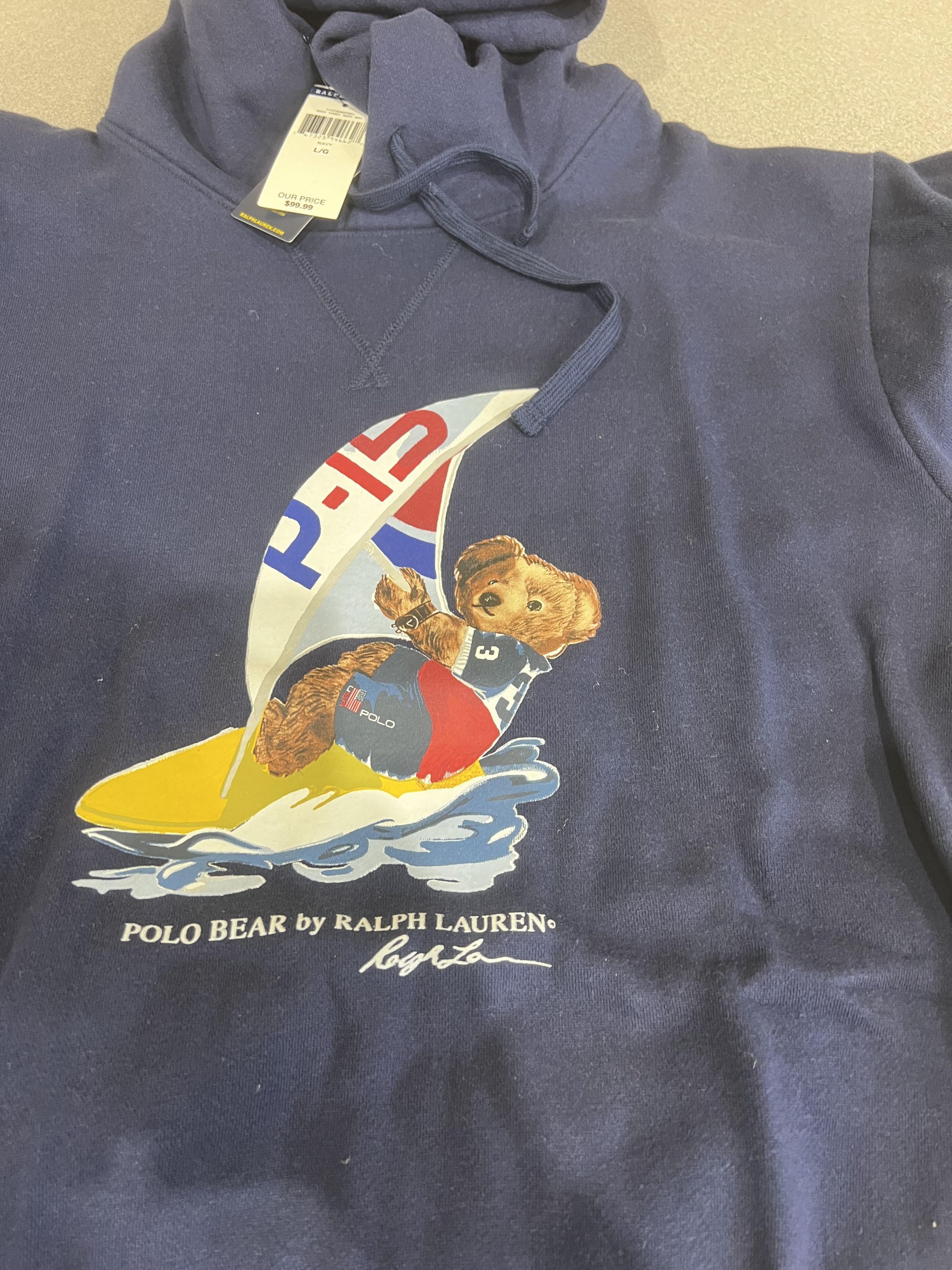 Polo Ralph Lauren Polo Ralph Lauren Polo Bear Hoodie Size US L / EU 52-54 / 3 - 1 Thumbnail