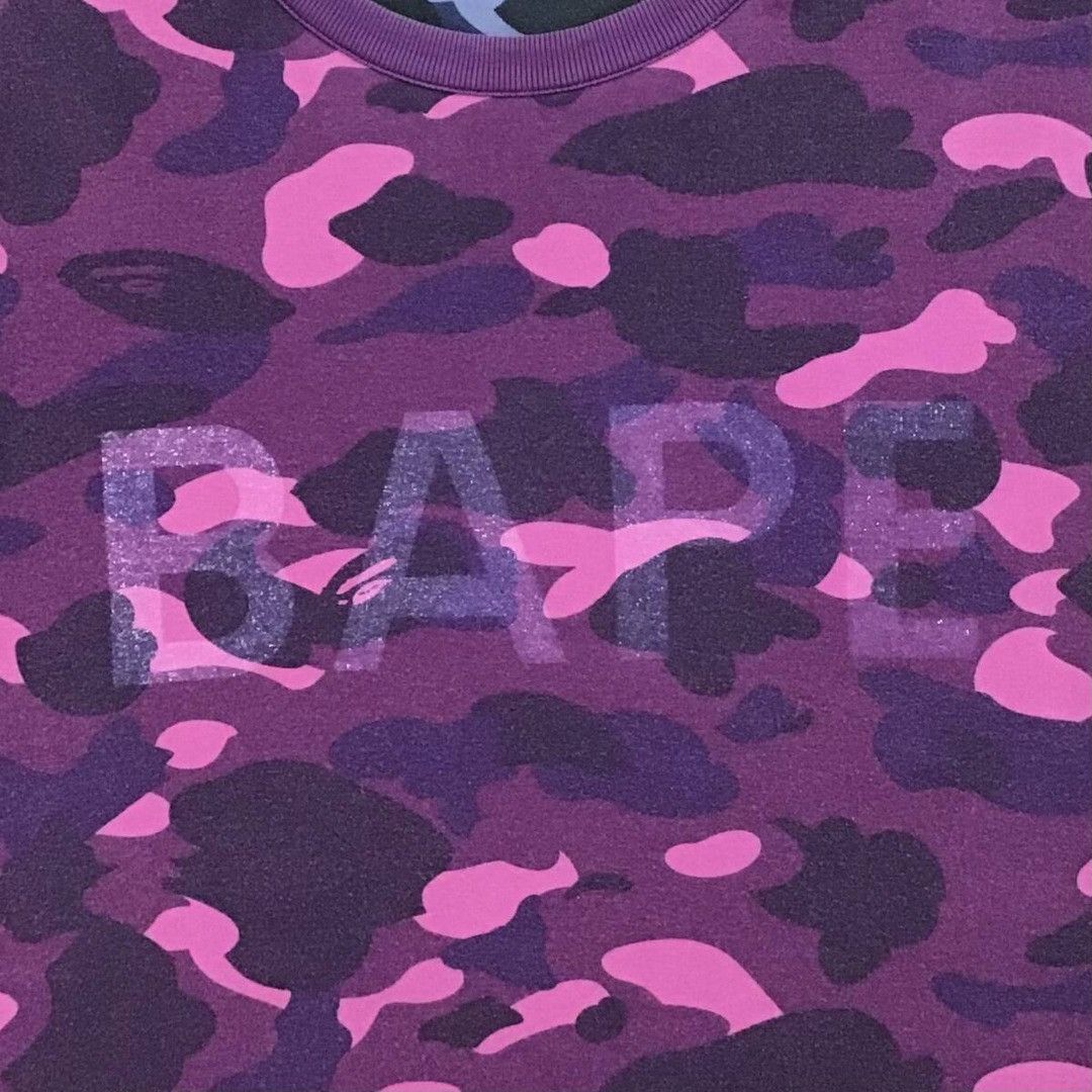 Bape 🔥Reversible🔥 Purple camo x Blue camo T-shirt BAPE APE NIGO Size US M / EU 48-50 / 2 - 5 Thumbnail
