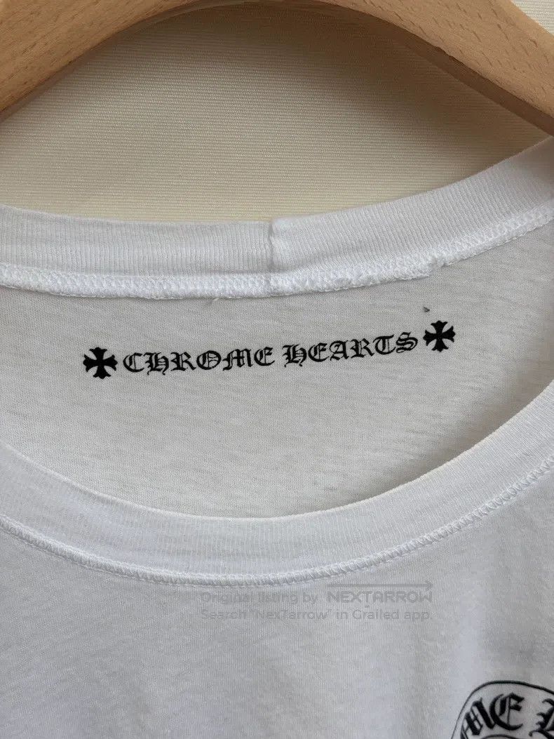 Chrome Hearts CHROME HEARTS Size XS Round neck T-shirt with white short s Size US XS / EU 42 / 0 - 3 Thumbnail