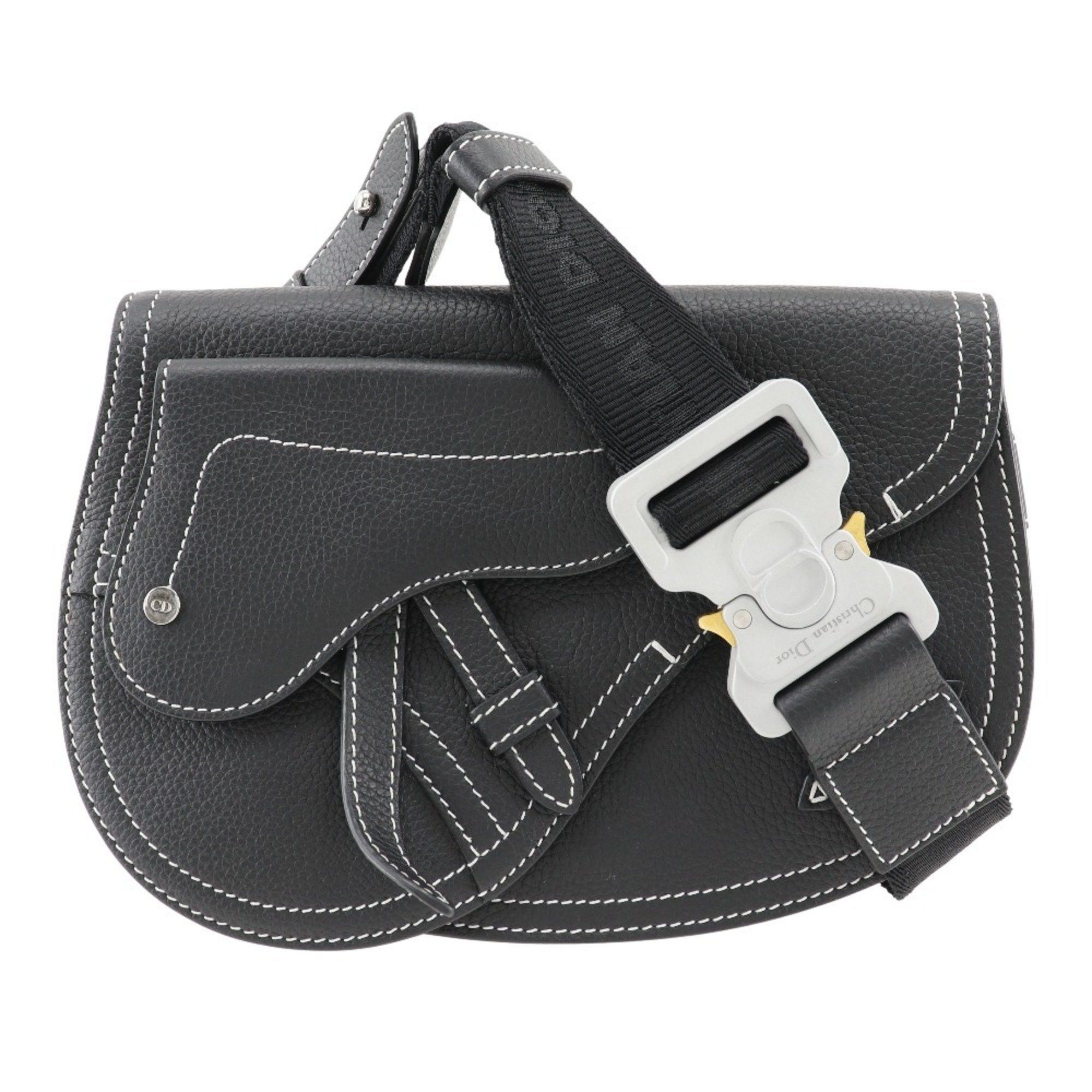 Dior Dior Saddle Body Bag Calf Black Men's Size ONE SIZE - 1 Thumbnail
