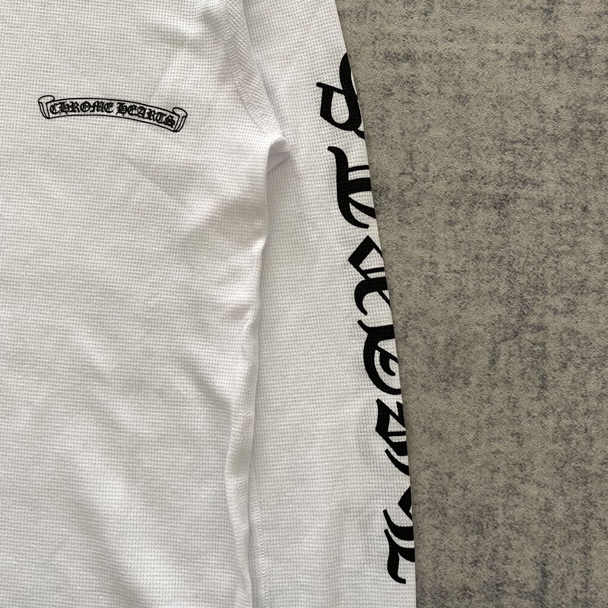 Chrome Hearts Chrome Hearts Scroll Thermal long t-shirt white Size M / US 6-8 / IT 42-44 - 6 Thumbnail
