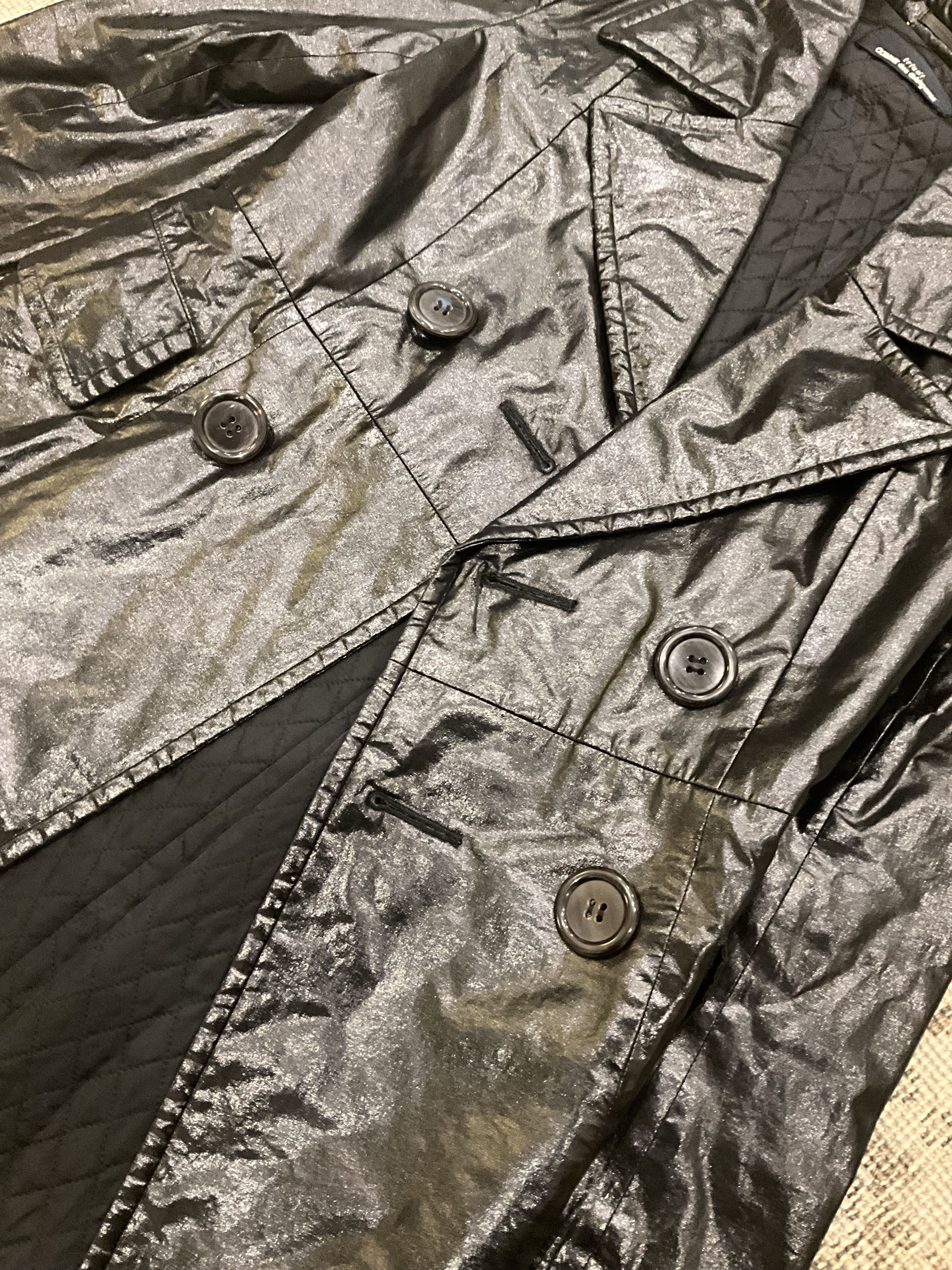 Comme des Garcons Tricot COMME des GARÇONS Coat Black — Vintage AD1995 Japan Size US M / EU 48-50 / 2 - 3 Thumbnail