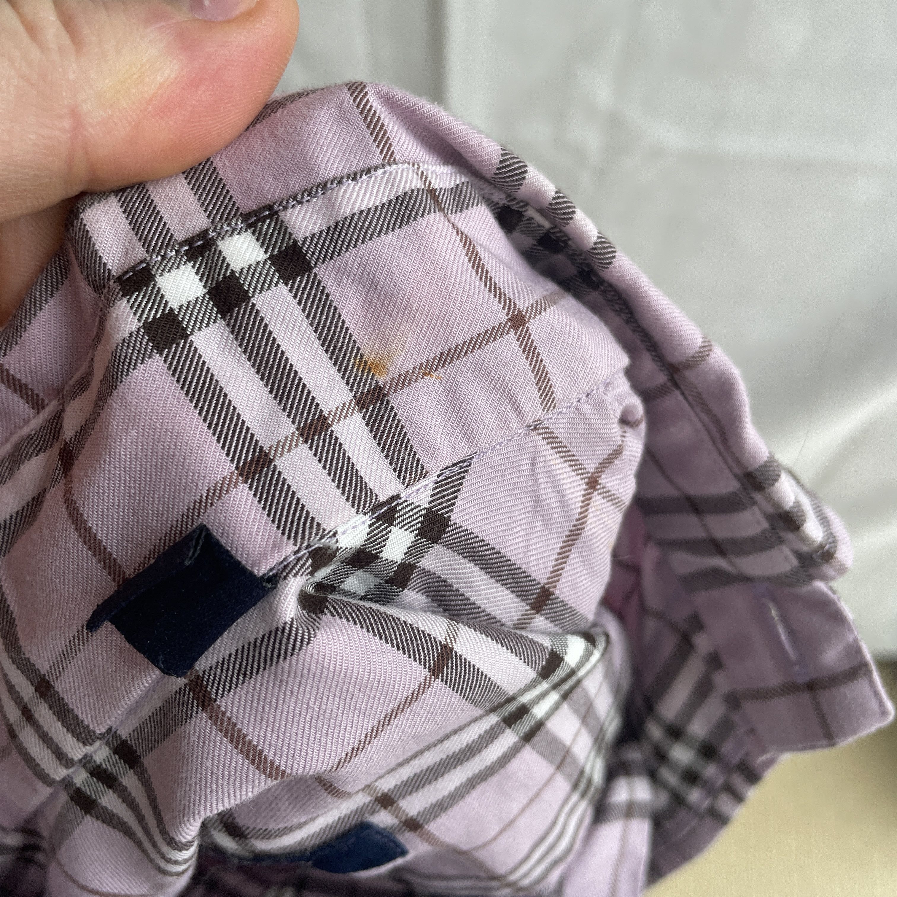 Burberry Burberry Vintage Nova Check Pink Made in USA Shirt Size US M / EU 48-50 / 2 - 8 Thumbnail