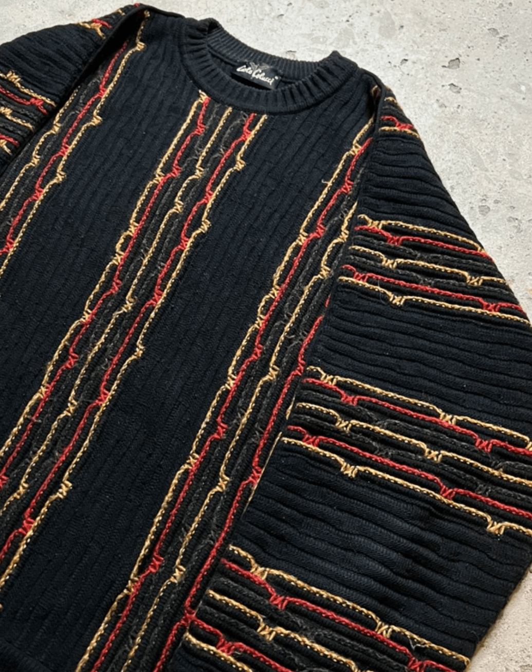 Carlo Colucci Vintage Carlo Colucci cable knit sweater Size US XL / EU 56 / 4 - 2 Thumbnail