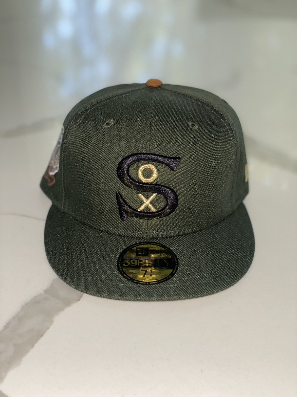 Cooperstown Collection Champagne Chicago White Sox fitted 7 3/8 Size 38 - 1 Thumbnail