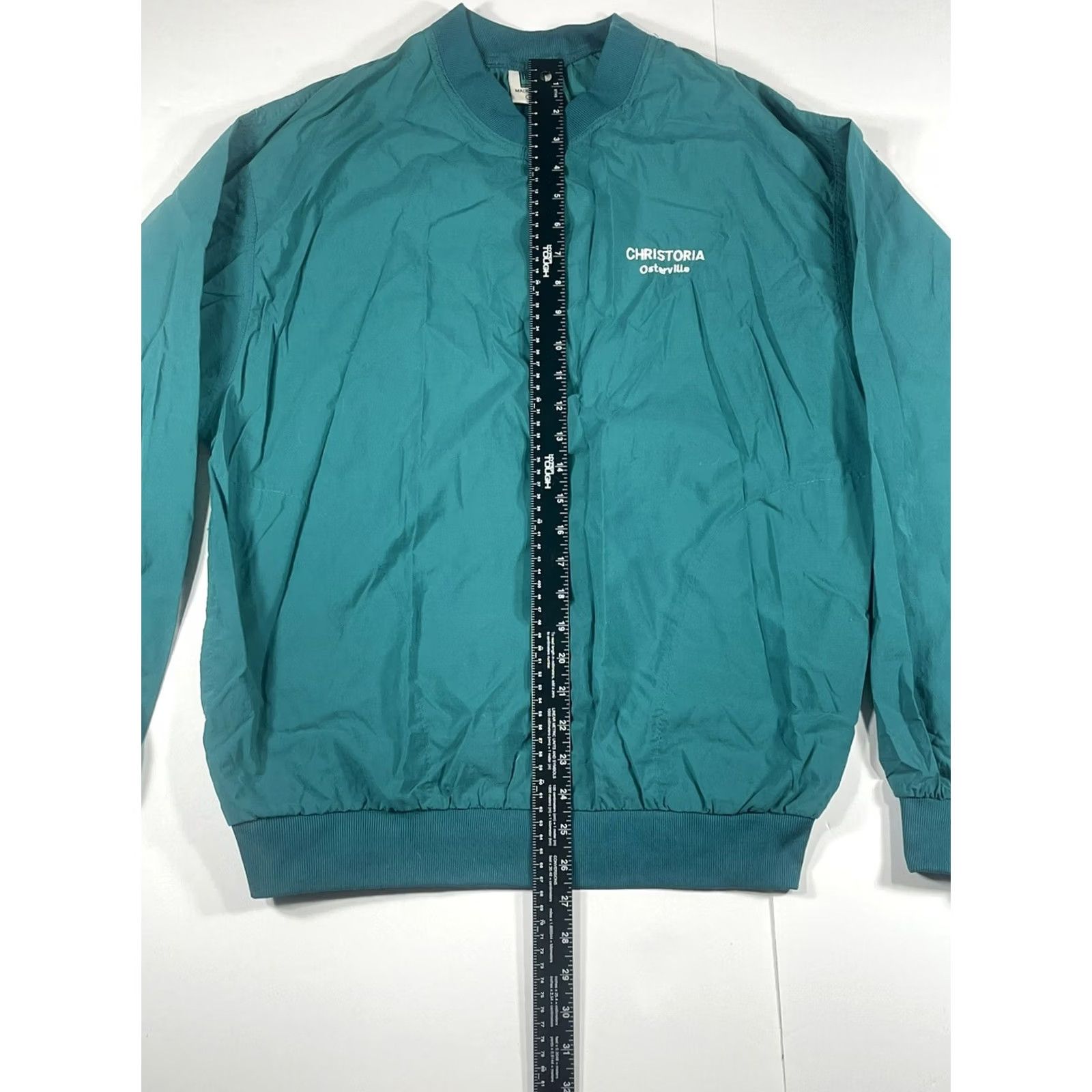 Vintage VTG Turfer Windbreaker Mens M Medium Green Pullover V Neck Jacket Made InUSA 90s Size US M / EU 48-50 / 2 - 4 Thumbnail