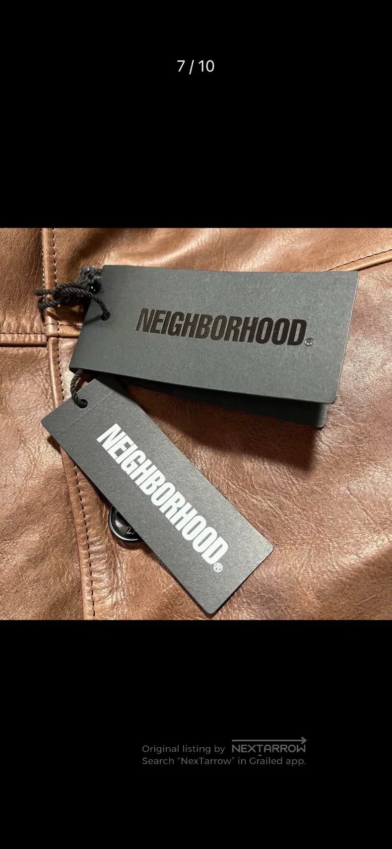 Neighborhood Neighborhood Horse leather conductor's jacket, size S Size US S / EU 44-46 / 1 - 6 Thumbnail