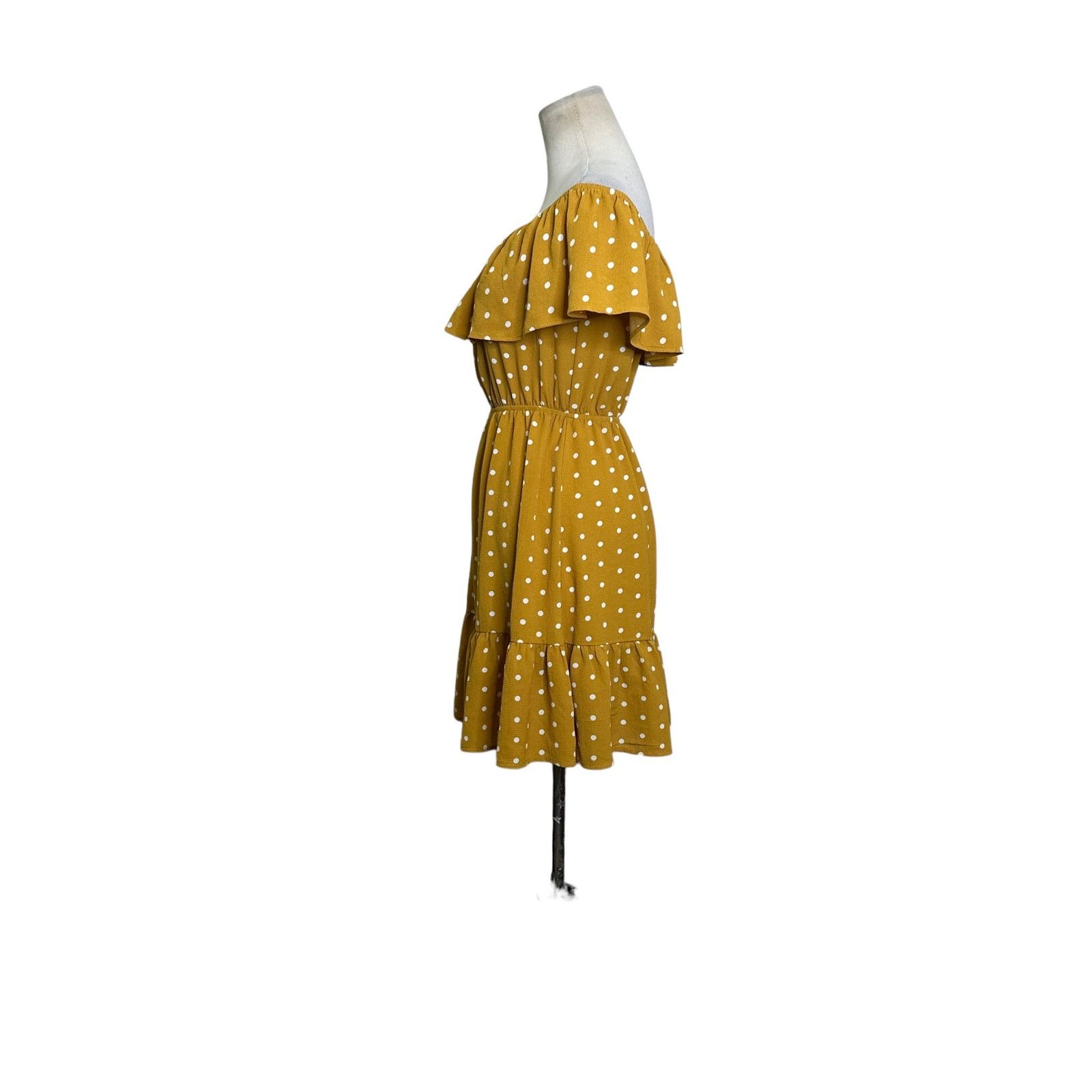 Forever 21 Forever 21 polka dots off shoulder mini dress size Small Size S / US 4 / IT 40 - 11 Thumbnail