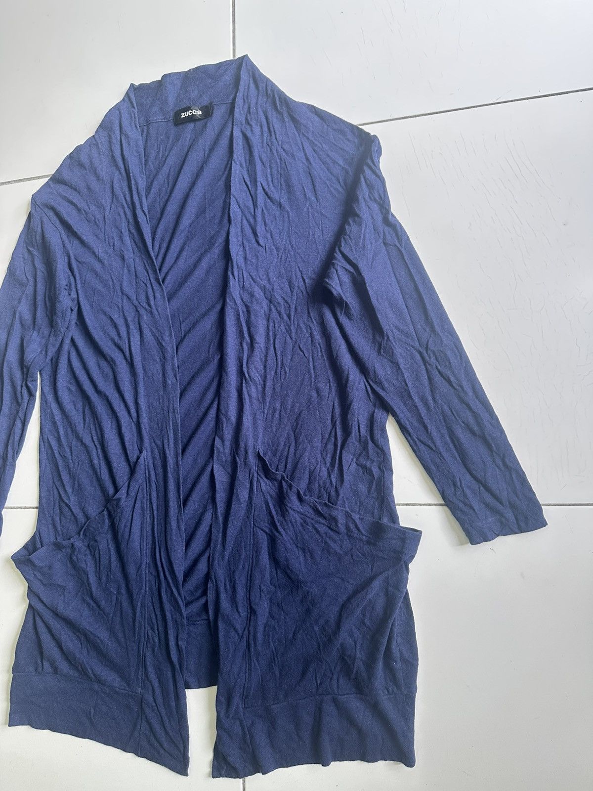 Zucca Vintage cabane de Zucca Dark blue cardigan long jackets Size US M / EU 48-50 / 2 - 2 Thumbnail
