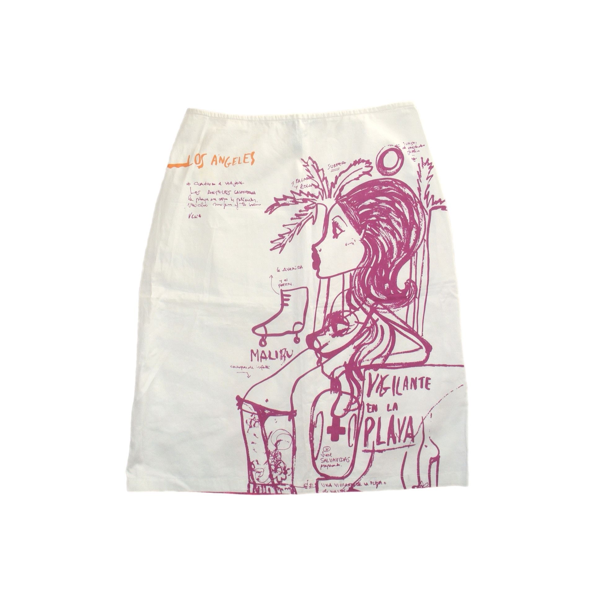 Custo Barcelona 2001SS Custo Barcelona runway skirt Size 27" / US 4 / IT 40 - 4 Thumbnail