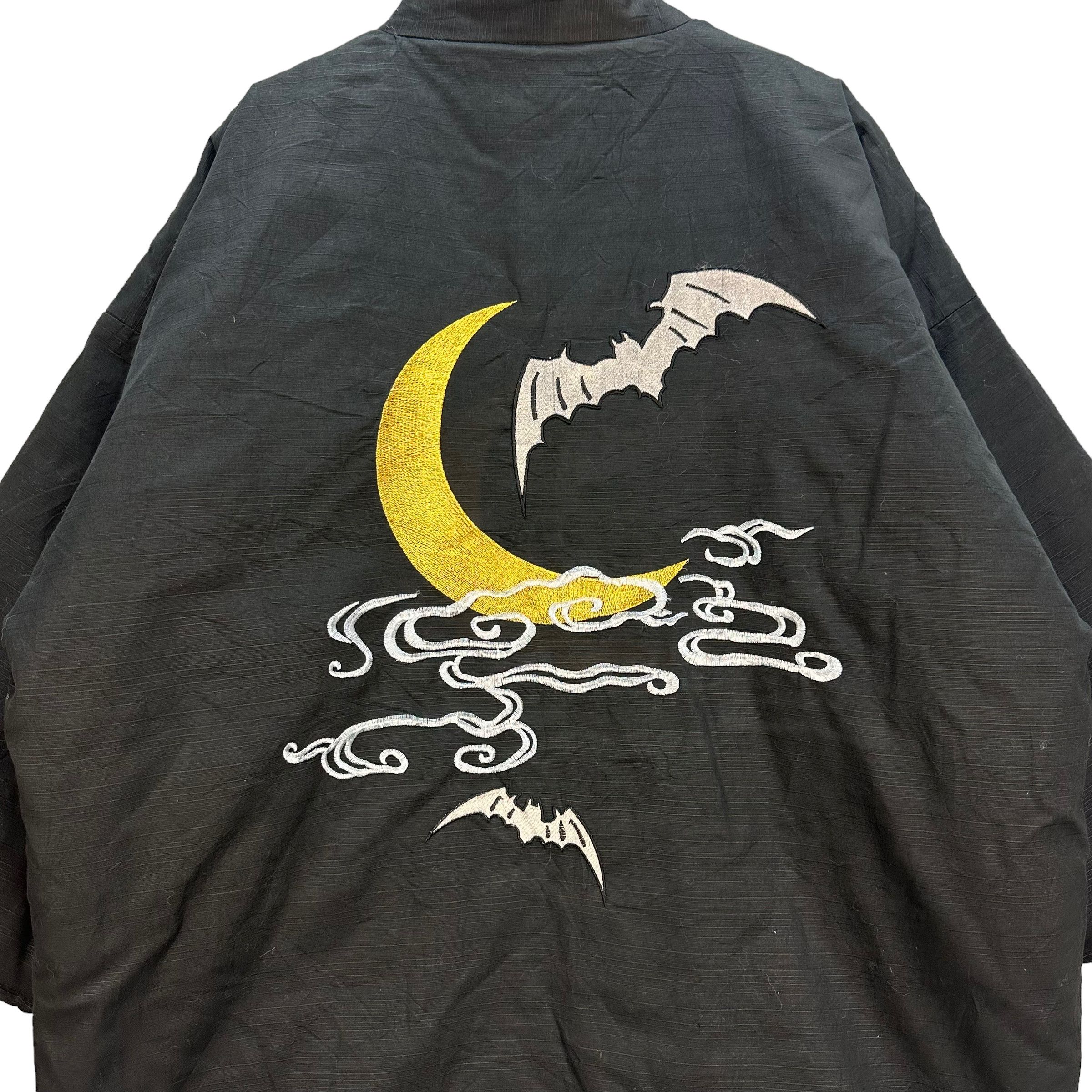 Japanese Brand MOON BAT EMBROIDERY ON BACK KIMONO JAPAN #7814-178 Size US L / EU 52-54 / 3 - 2 Thumbnail