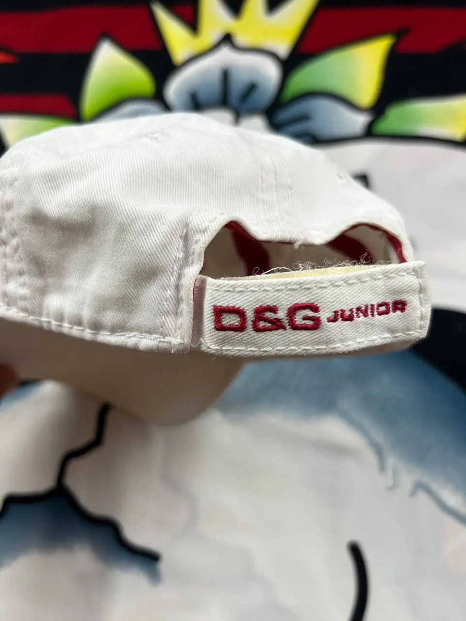 Dolce & Gabbana Dolce & Gabbana Junior logo white cap kids Size M Size ONE SIZE - 5 Thumbnail