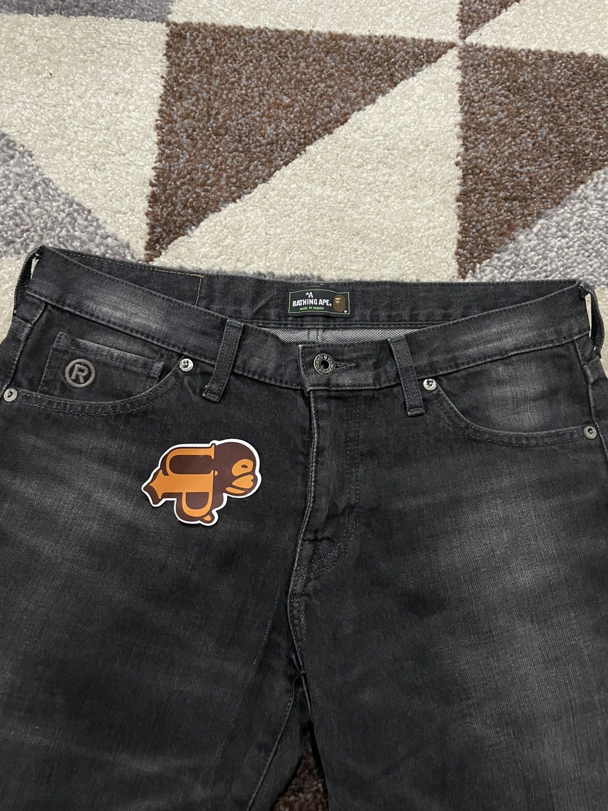 Bape Bape Bapesta Embroidered Short Denim Size 30" / US 8 / IT 44 - 6 Thumbnail