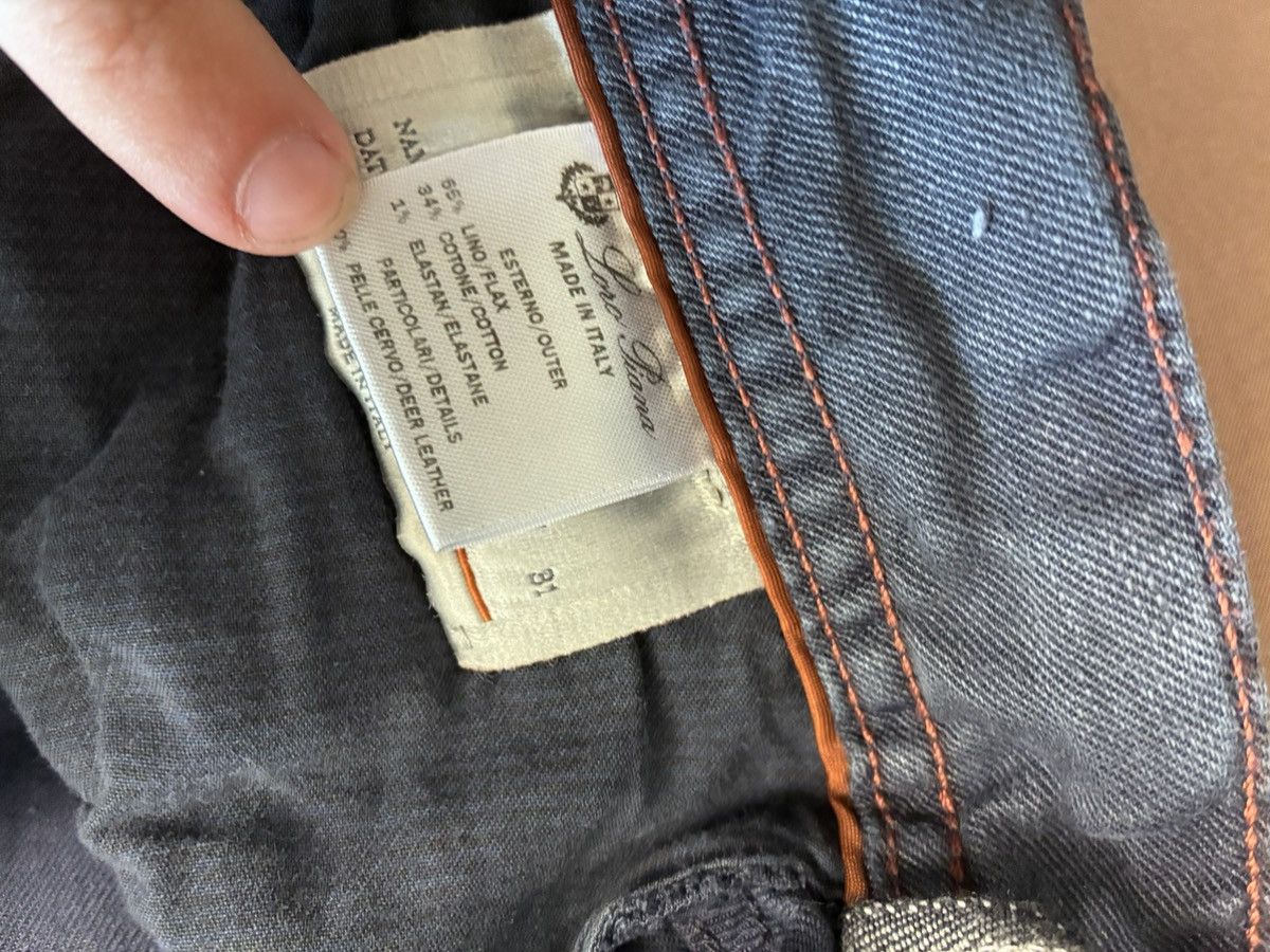 Loro Piana Loro piana navy linen jeans w31 Size US 31 - 5 Thumbnail