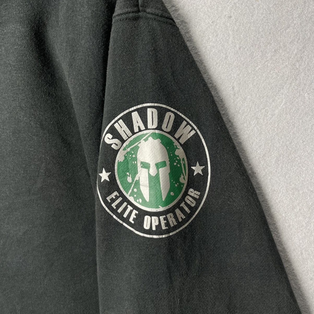 Vintage Vintage Shadow Skeleton Zip Hoodie Black Size US XL / EU 56 / 4 - 5 Thumbnail