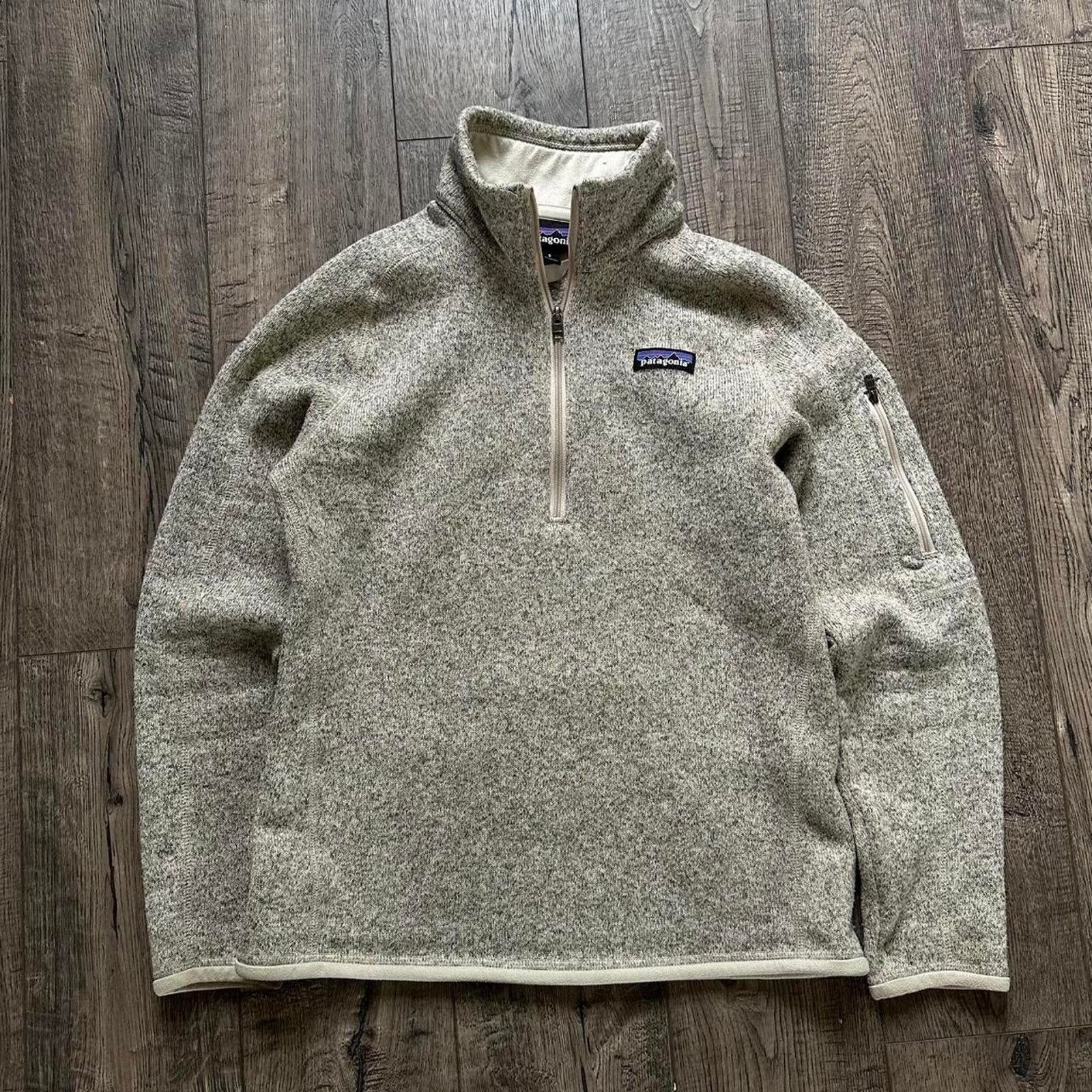 Patagonia Patagonia Beige Better Sweater 1/4 Quarterzip Longsleeve Size S / US 4 / IT 40 - 3 Thumbnail