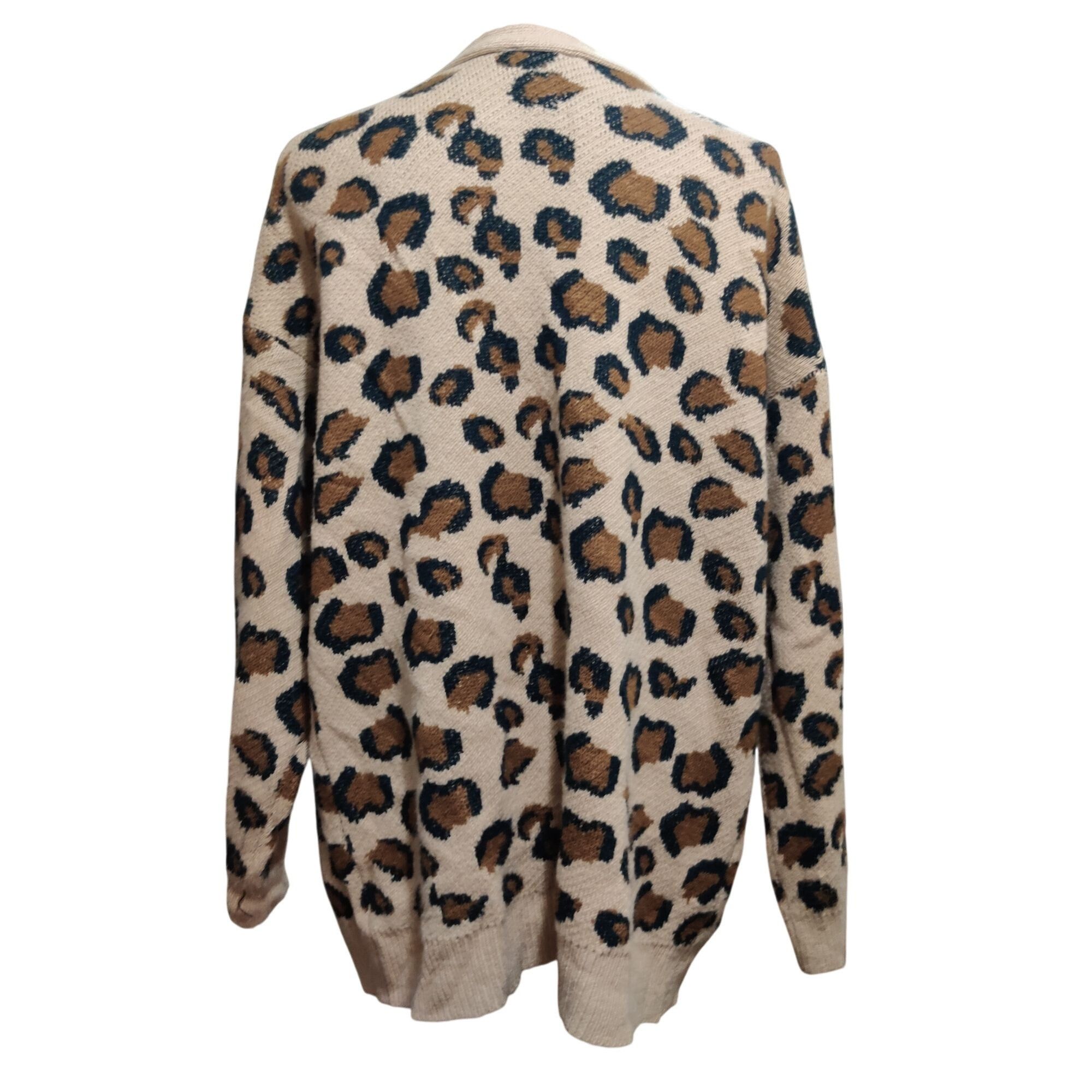 Other Hayden LA Medium Large Leopard Print Open Front Longline Car Size M / US 6-8 / IT 42-44 - 2 Thumbnail
