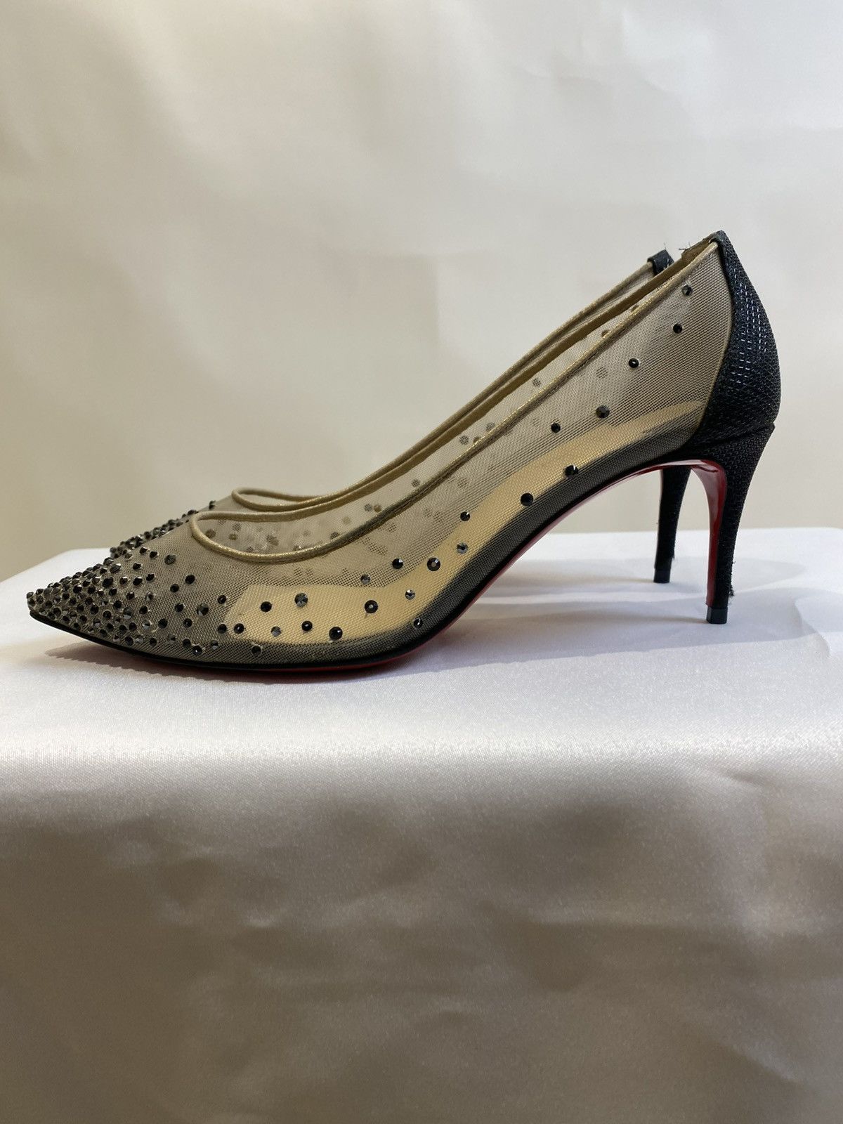 Christian Louboutin Christian Louboutin Crystals Embellished High Heel Size36.5 Size US 6.5 / IT 36.5 - 3 Thumbnail