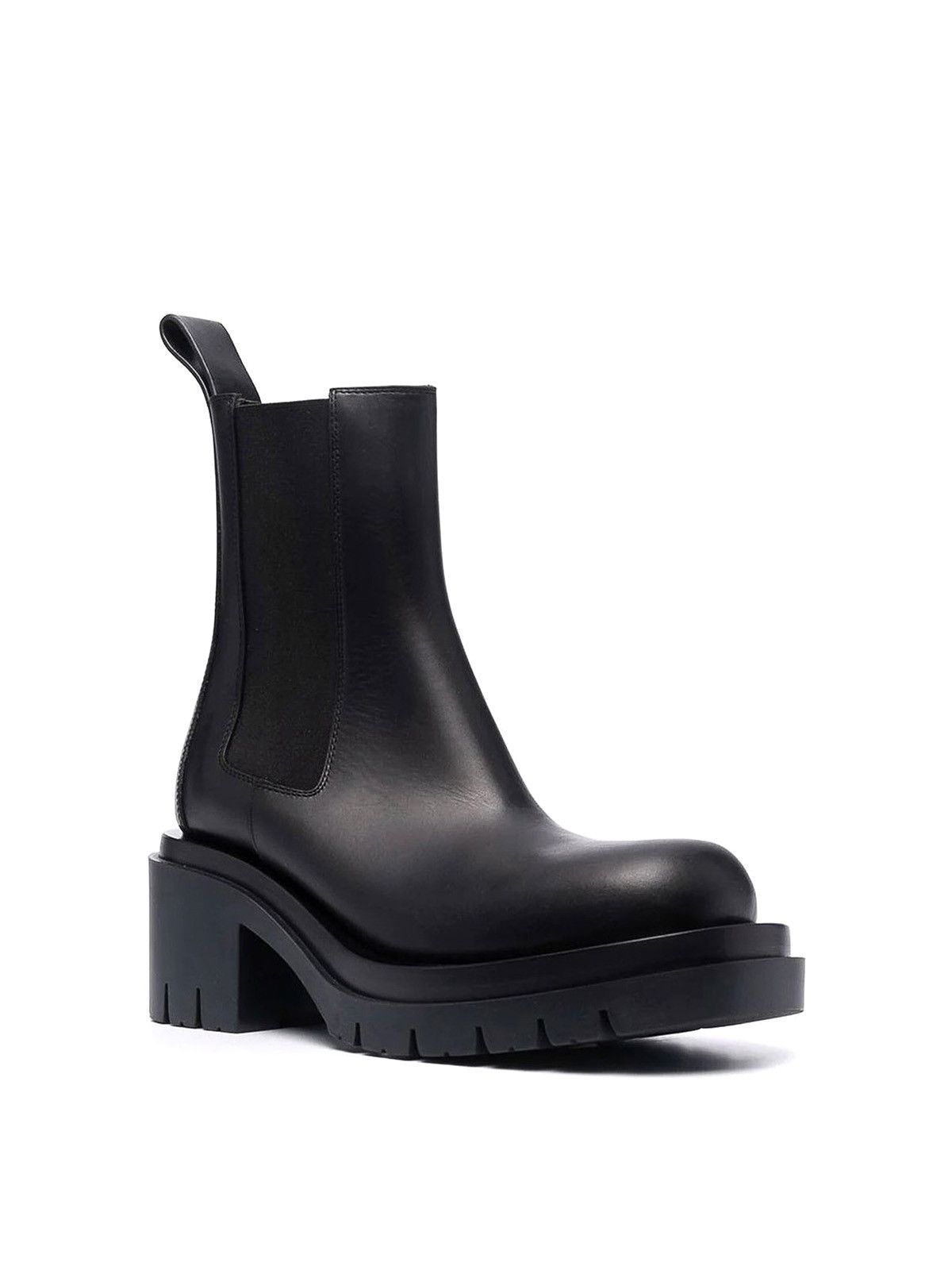 Bottega Veneta o1n1vont1124 Lug Ankle Boots in Black Size US 8 / IT 38 - 2 Thumbnail