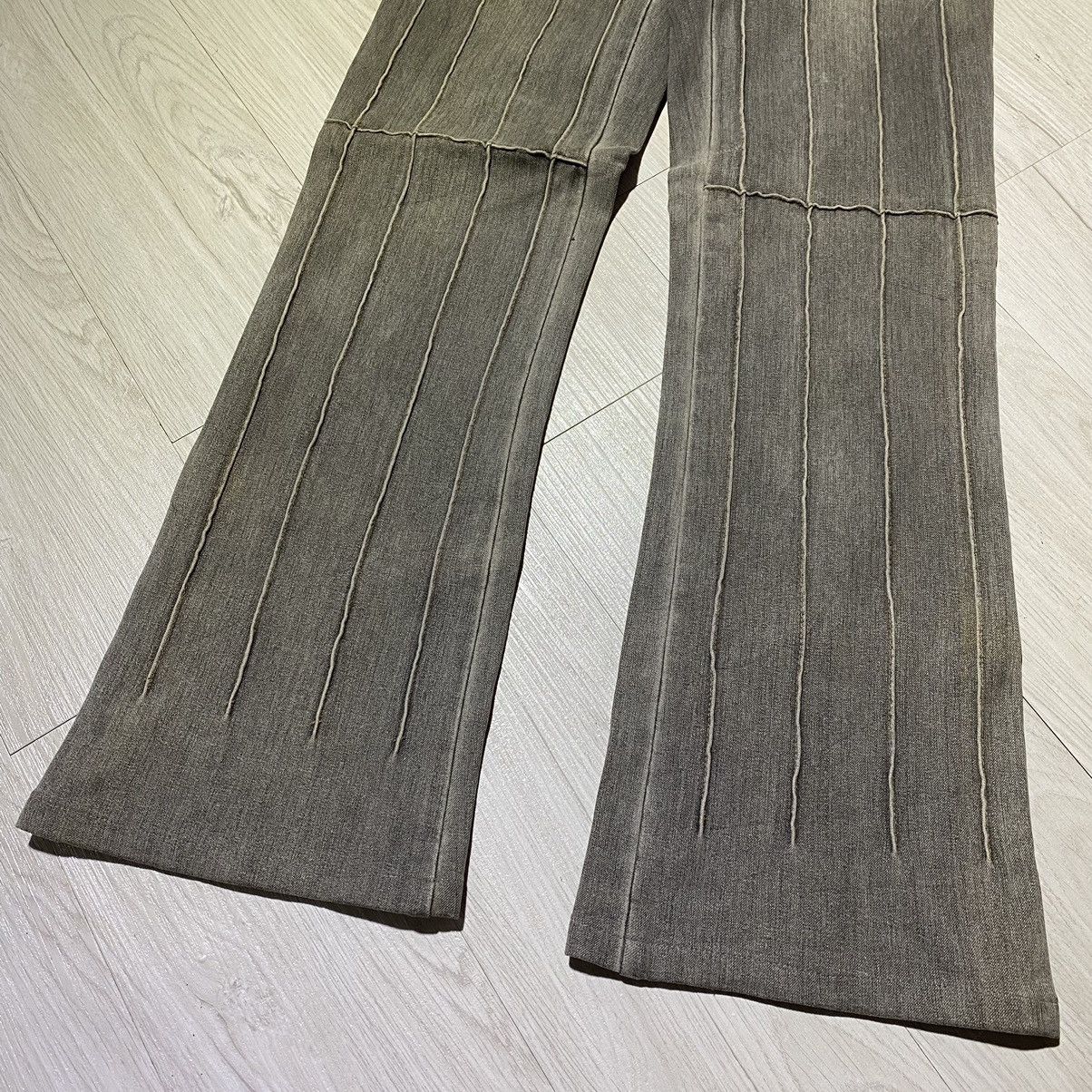 If Six Was Nine × Le Grande Bleu (L.G.B.) Fontana Grande Vertical Hagi Flared Pants Size 27" / US 4 / IT 40 - 5 Thumbnail