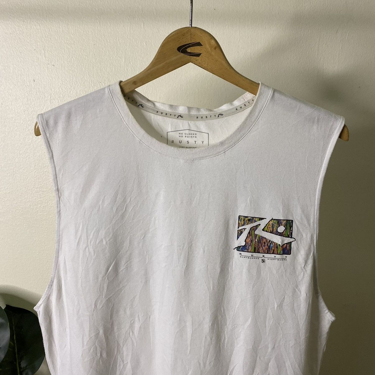Rusty × Vintage Y2K Rusty Surf Nice Backhit Sleeveless Size US M / EU 48-50 / 2 - 7 Thumbnail