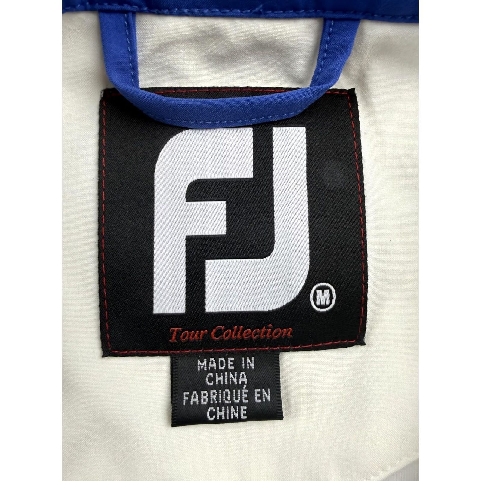 Footjoy FootJoy Windbreaker Jacket Mens Medium White Short Sleeve 1/2 Zip Golf Pullover Size US M / EU 48-50 / 2 - 3 Thumbnail