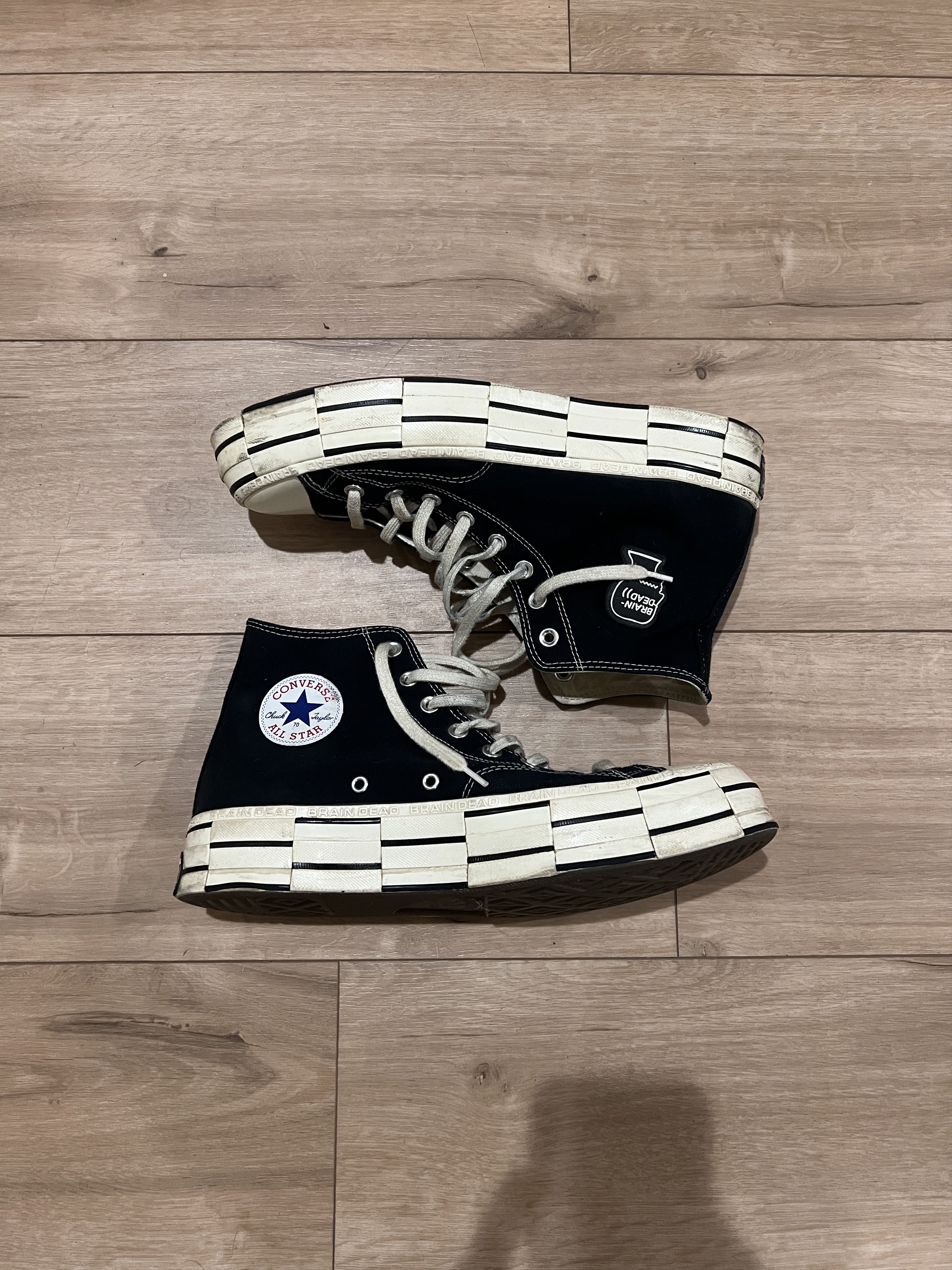 Brain Dead x Converse Chuck 70 High Black Size 10.5 Collab