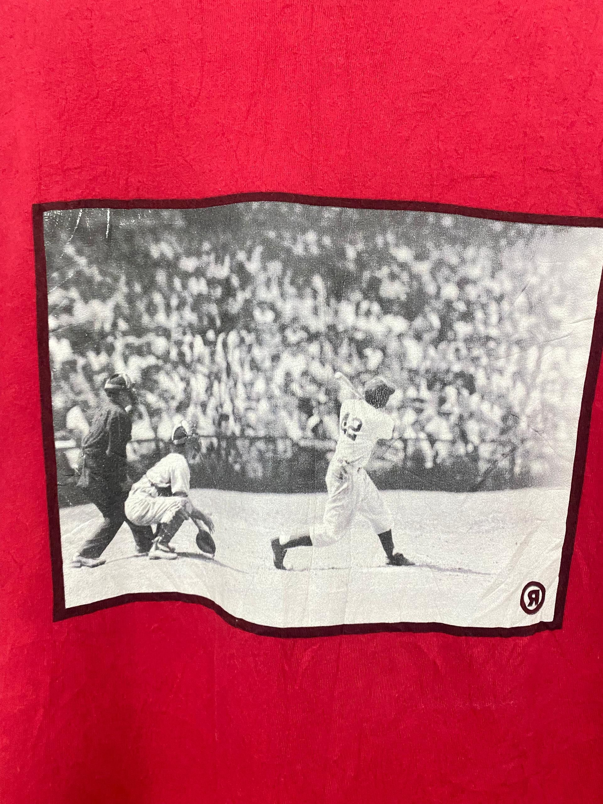 Vintage VTG Y2K Frank Bauman Photography of Jackie Robinson tee Size US L / EU 52-54 / 3 - 4 Thumbnail