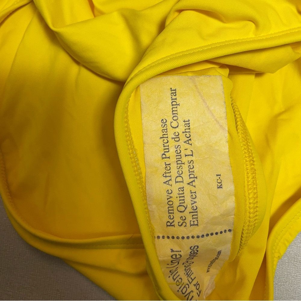 Other NWT New La Blanca Off the Shoulder One-Piece Yellow Swimsui Size S / US 4 / IT 40 - 3 Thumbnail