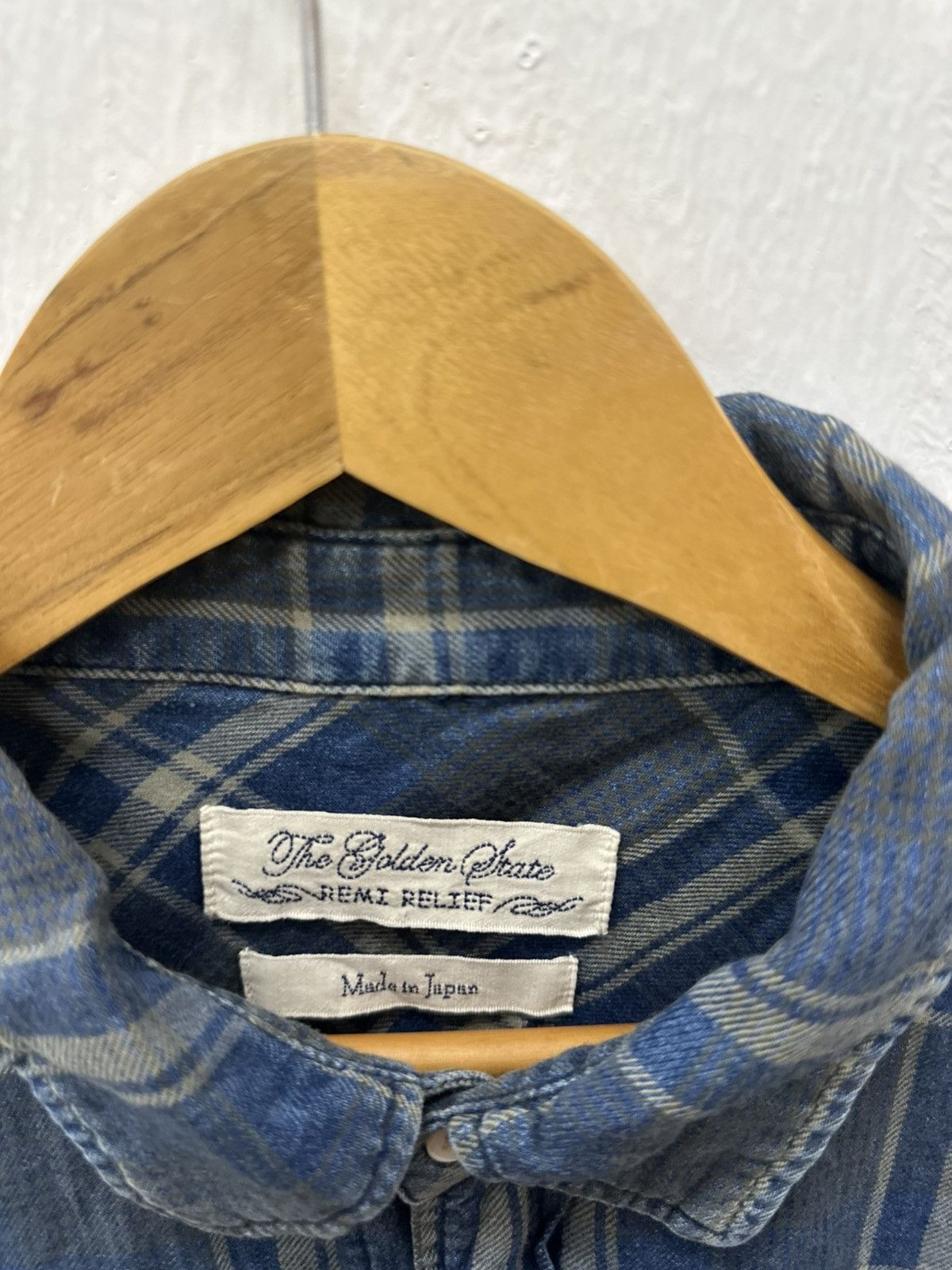 Remi Relief Remi Relief Japan Small Hidden Pocket Flannel Shirt Size US M / EU 48-50 / 2 - 18 Thumbnail