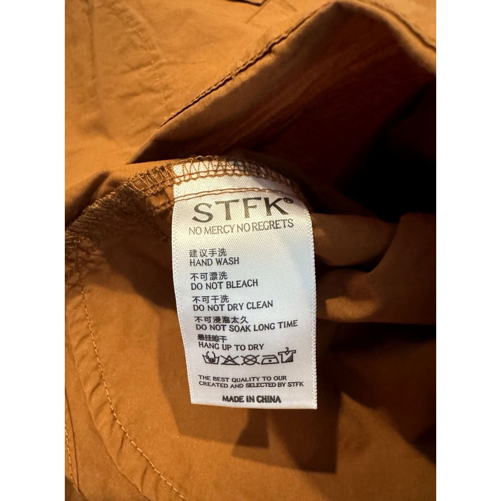 Vintage Studio Frank Japanese Technical Wear Button-Up Shirt Size 2 Men Short Sleeve Orange Fishing Tech Shirt Size US XS / EU 42 / 0 - 6 Thumbnail