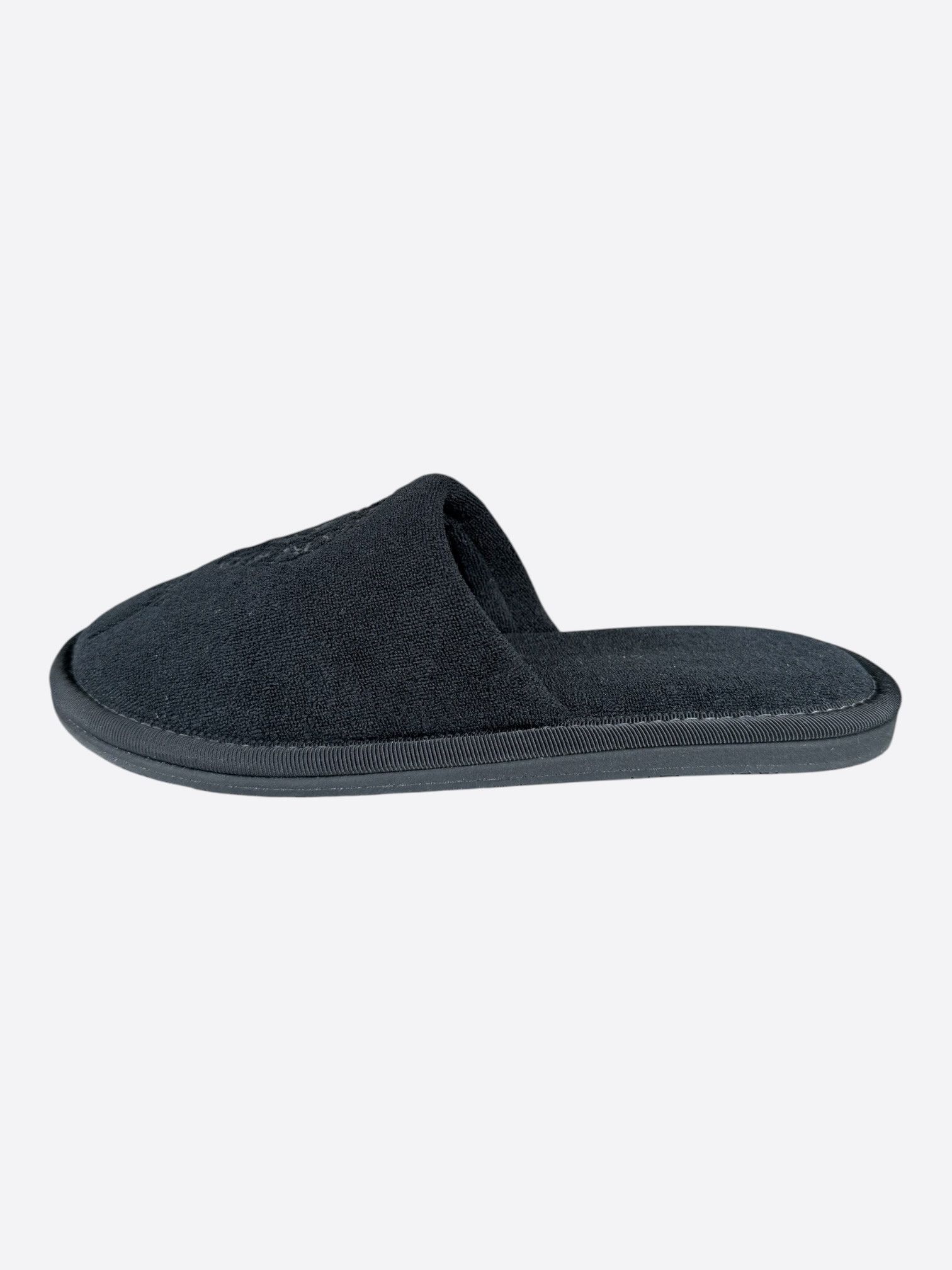 Chrome Hearts New York Exclusive Black Horseshoe Logo Slippers Size US 5 / EU 37 - 3 Thumbnail